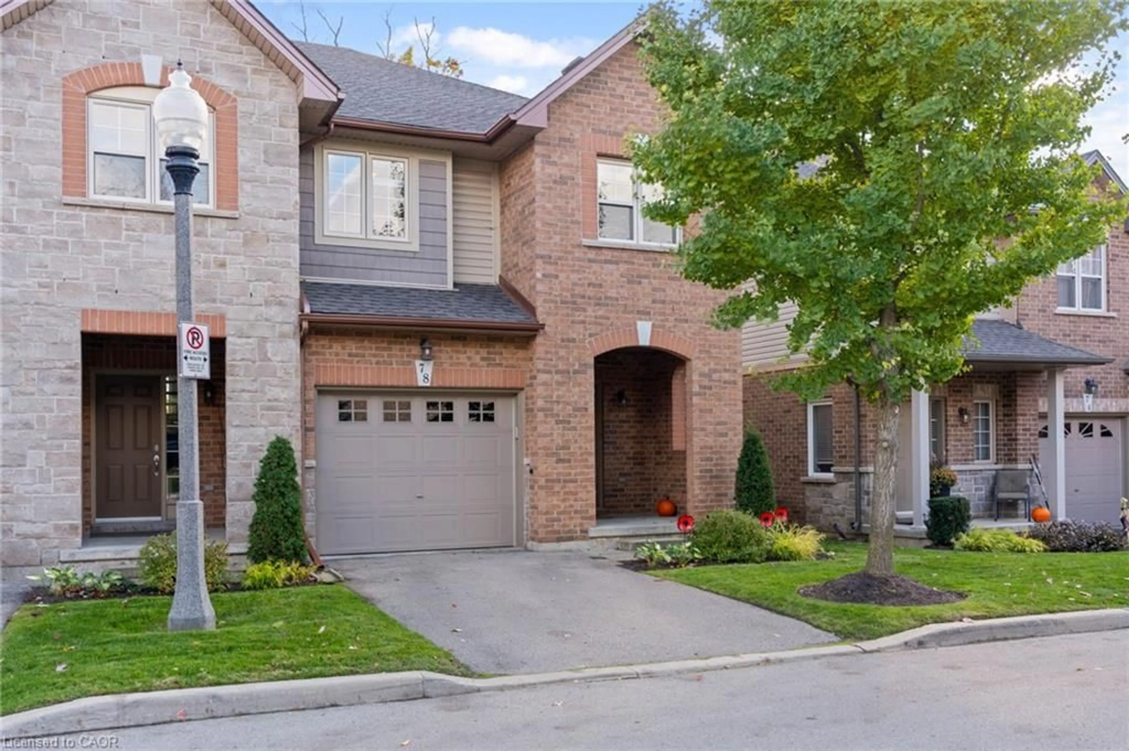 Home with brick exterior material, street for 78 Myers Lane #78, Hamilton Ontario L9G 0A5