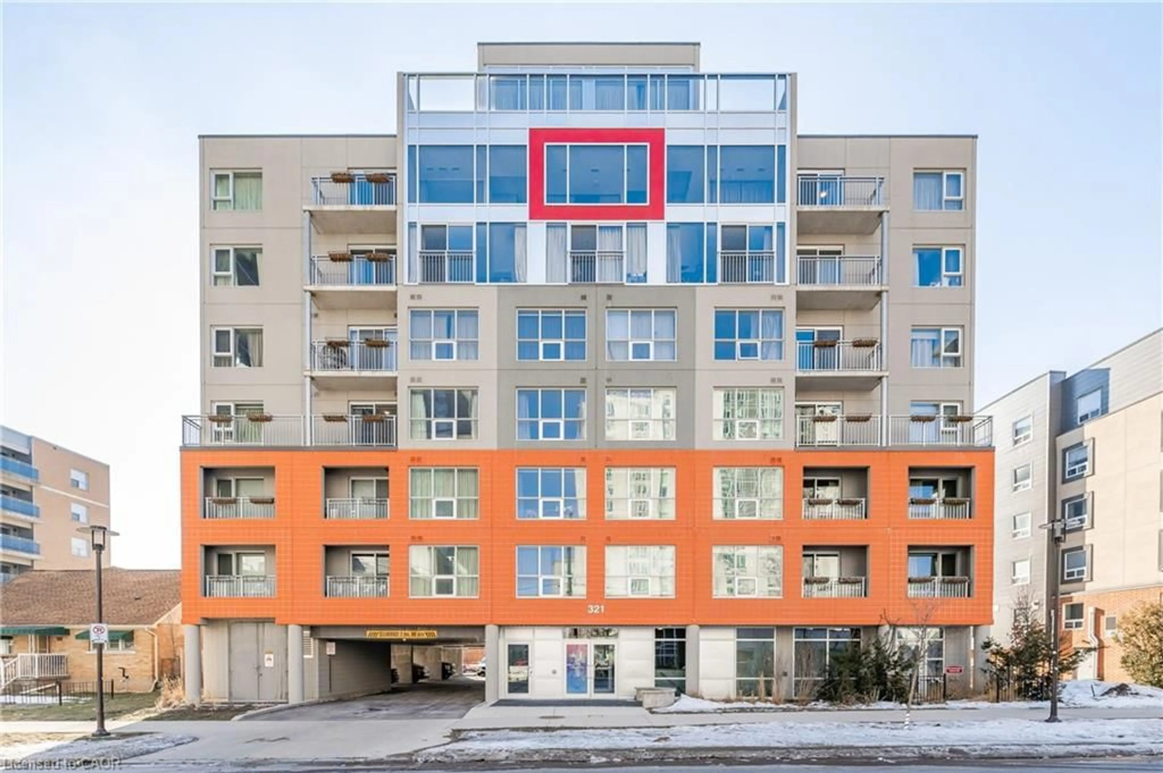 Balcony in the apartment, building for 321 Spruce St #207, Waterloo Ontario N2L 0G4
