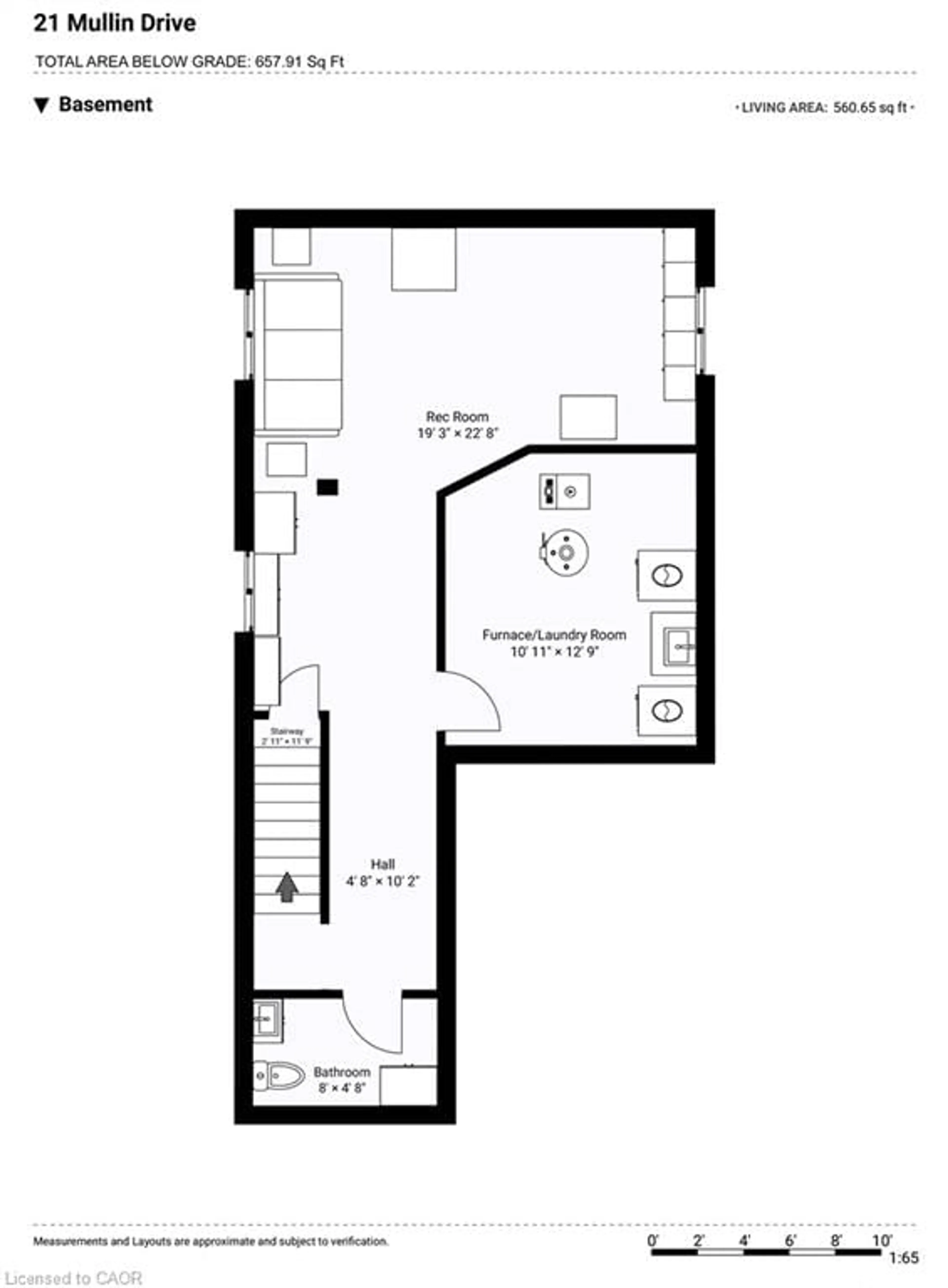 Floor plan for 21 Mullin Dr, Guelph Ontario N1E 0E1