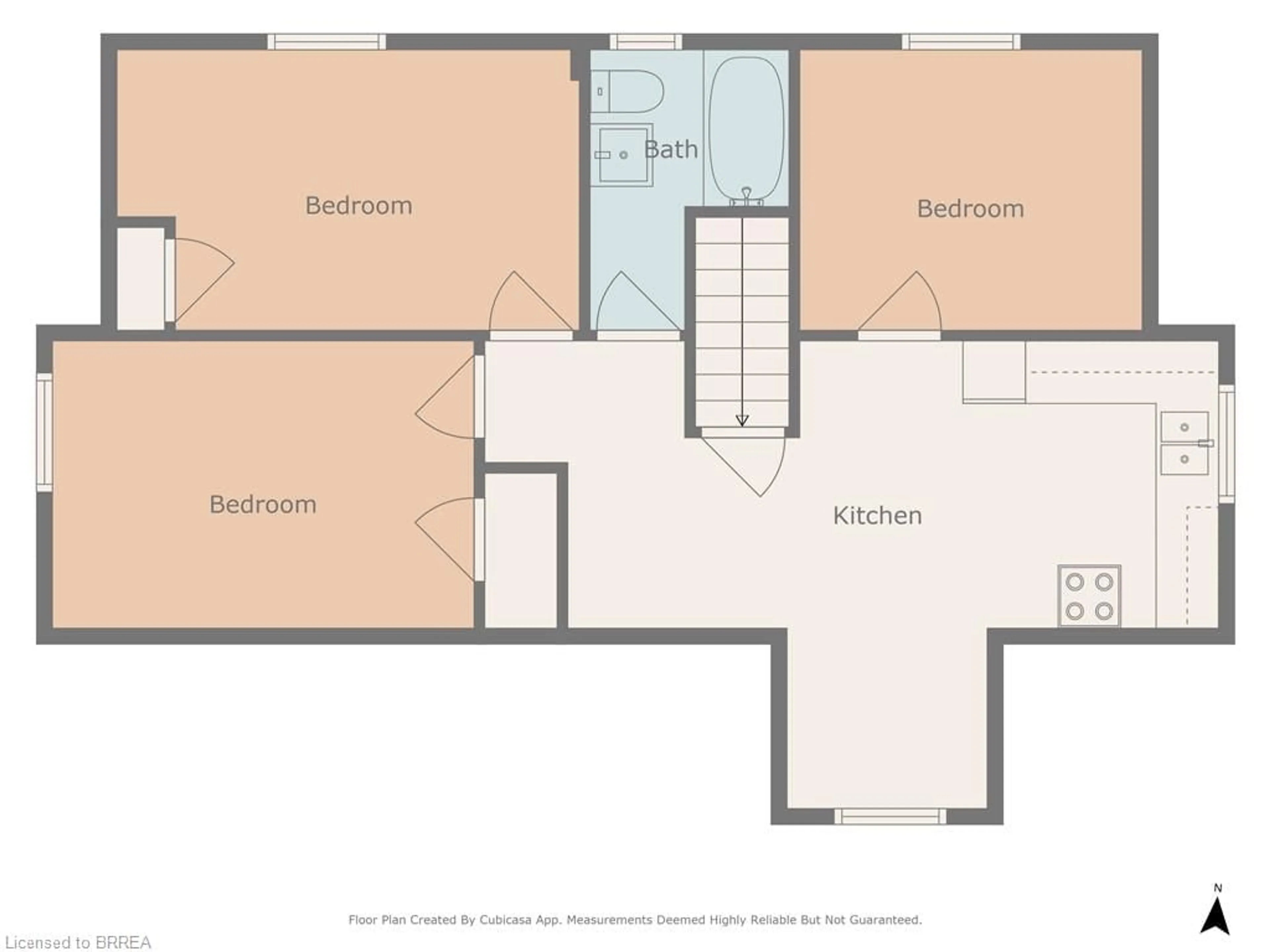 Floor plan for 25 Henry St, Brantford Ontario N3R 1Z9