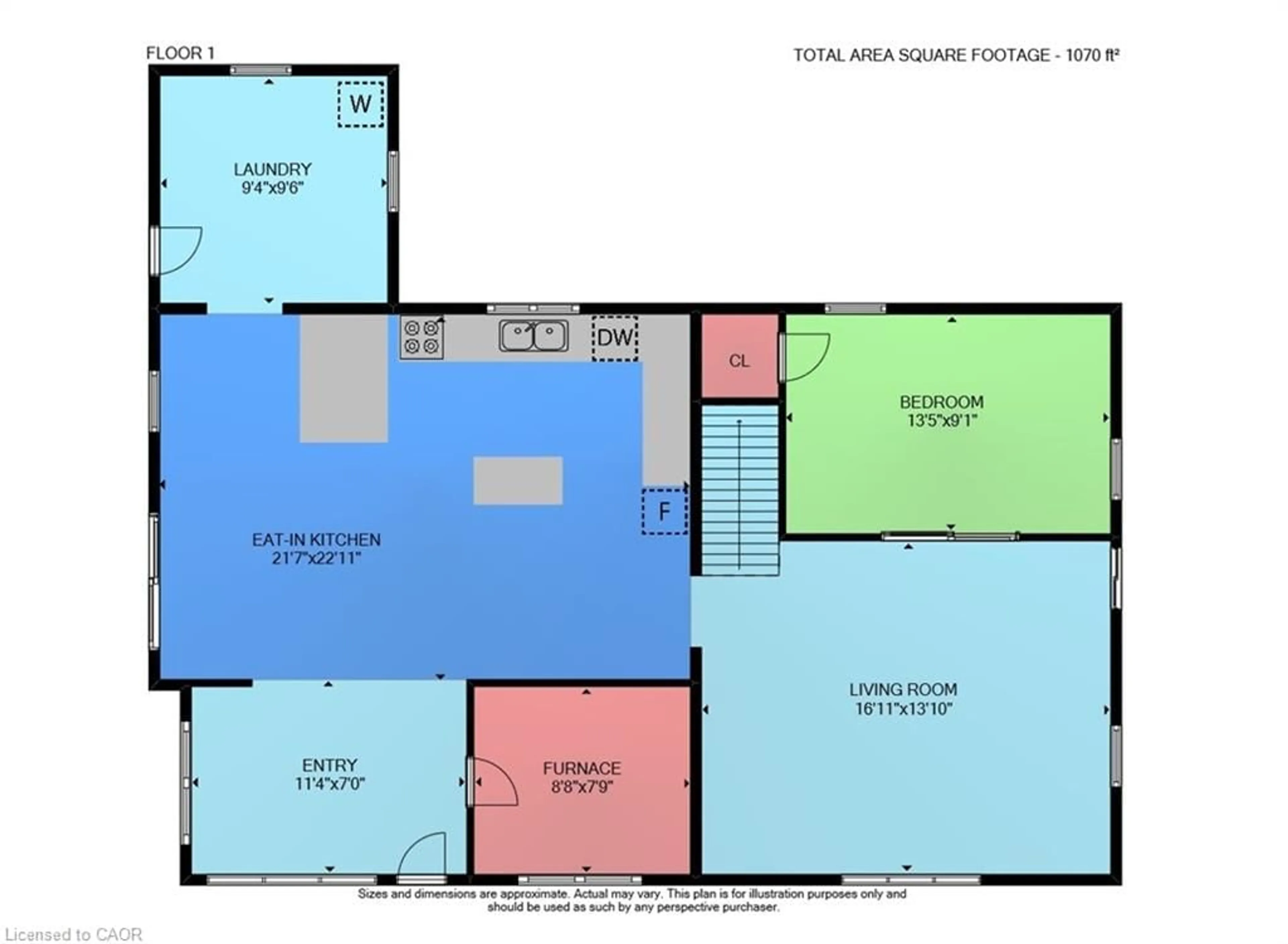 Floor plan for 121 Comfort Rd, Dunnville Ontario N1A 2W7