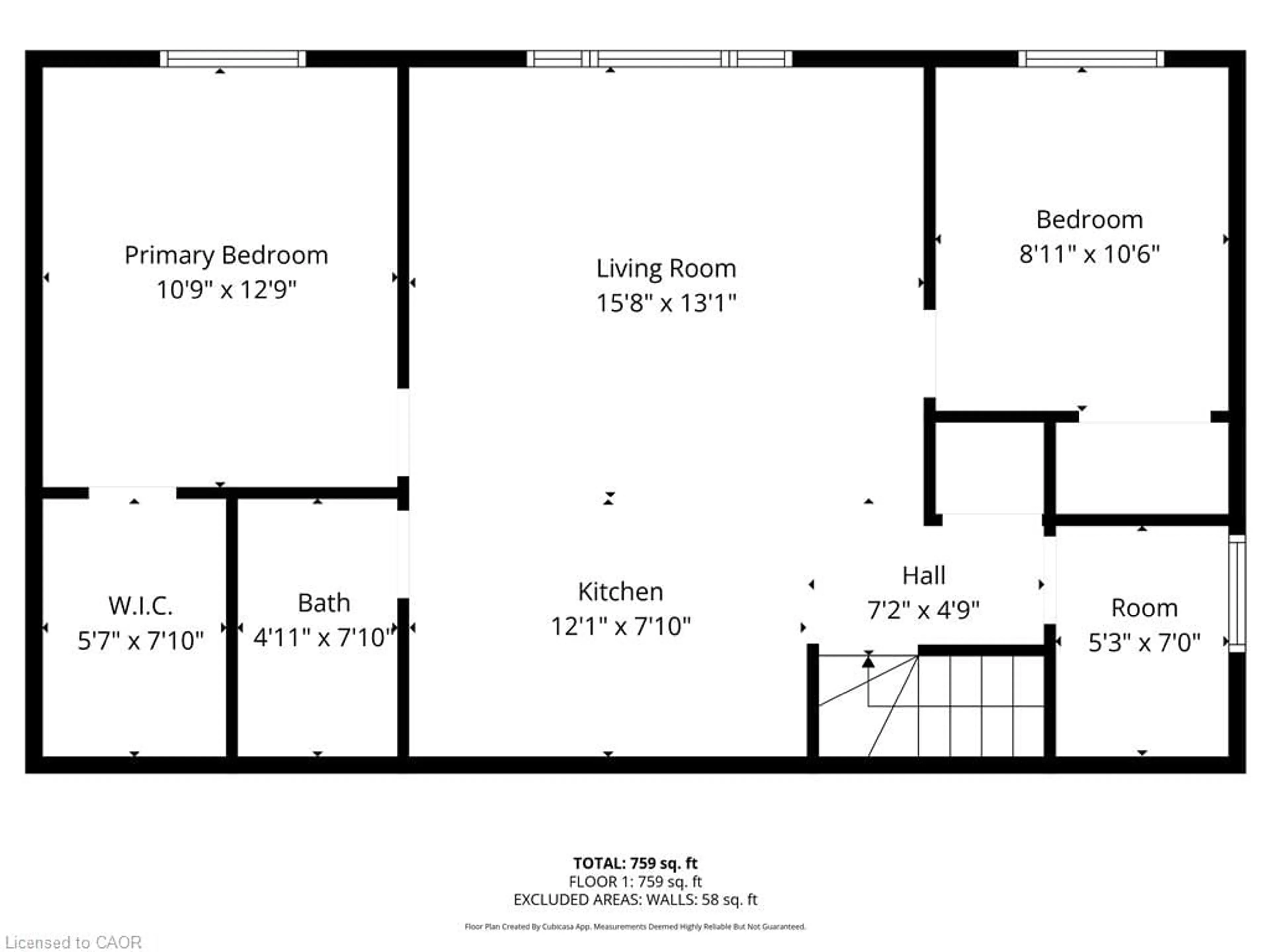 Floor plan for 111 Smits Cove #302, Smithville Ontario L0R 2A0