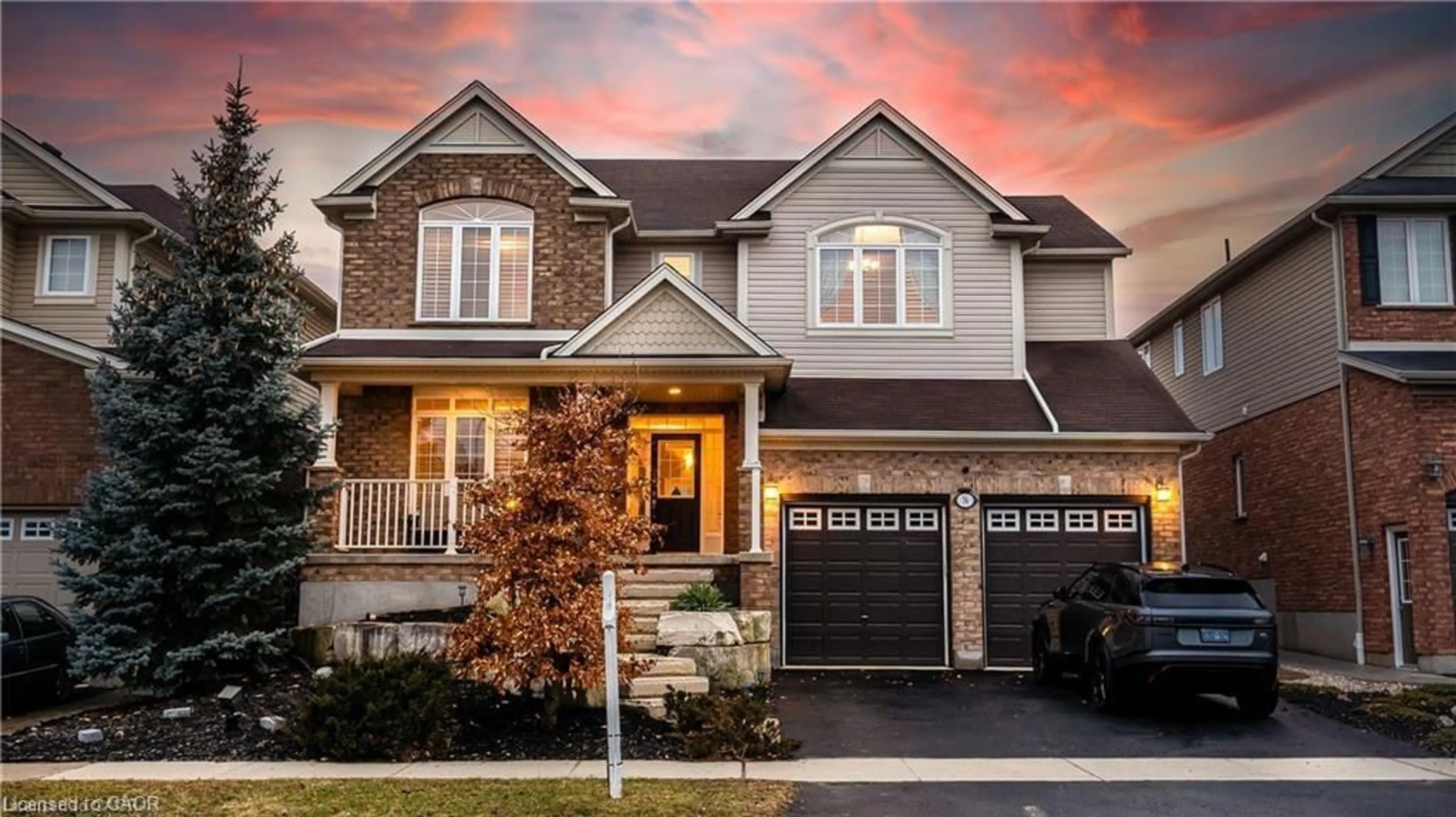 Home with brick exterior material, street for 76 Blossomfield Cres, Cambridge Ontario N1S 0A5