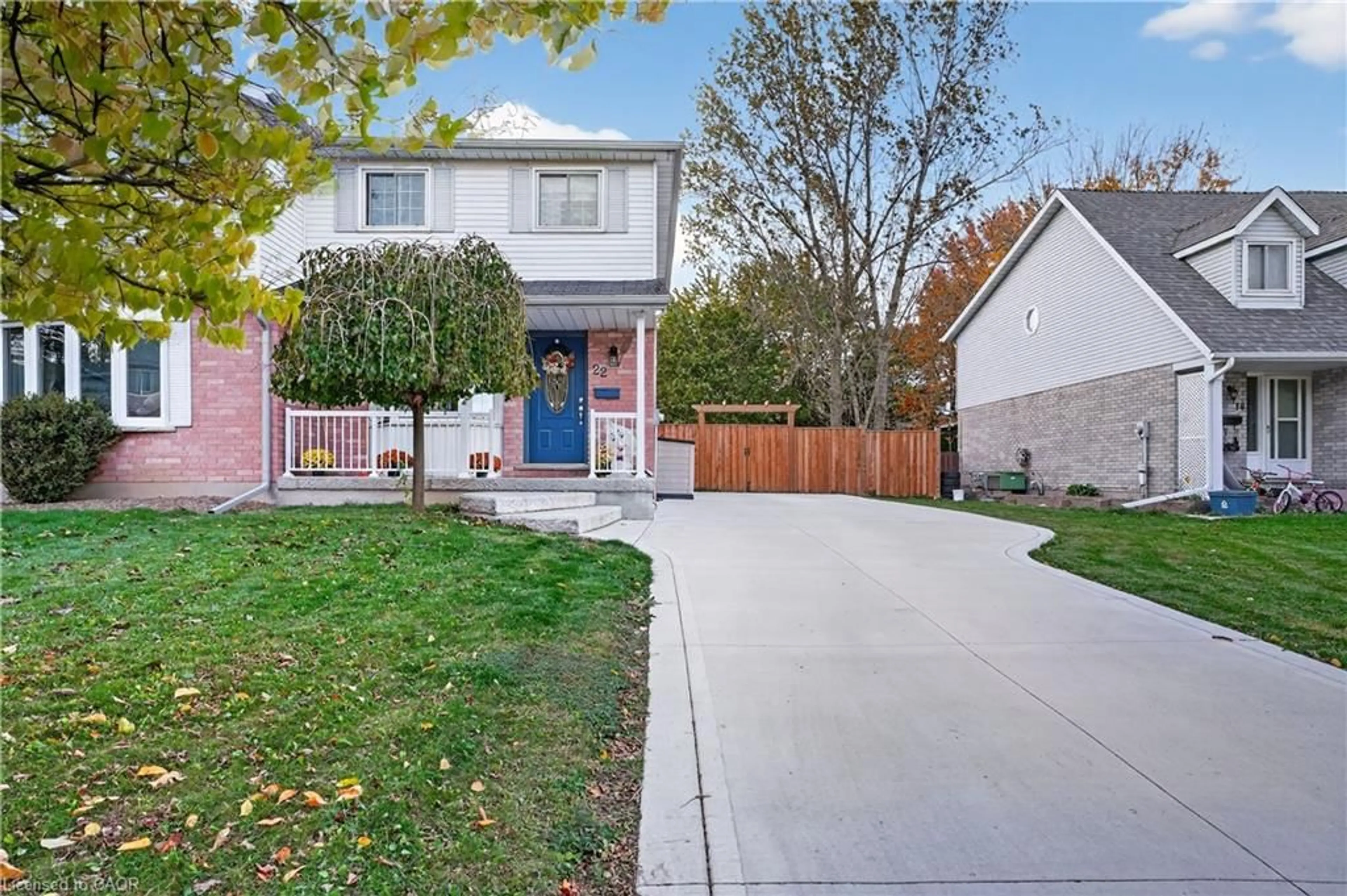 Home with brick exterior material, street for 22 Caprice Crt, Kitchener Ontario N2M 5M2