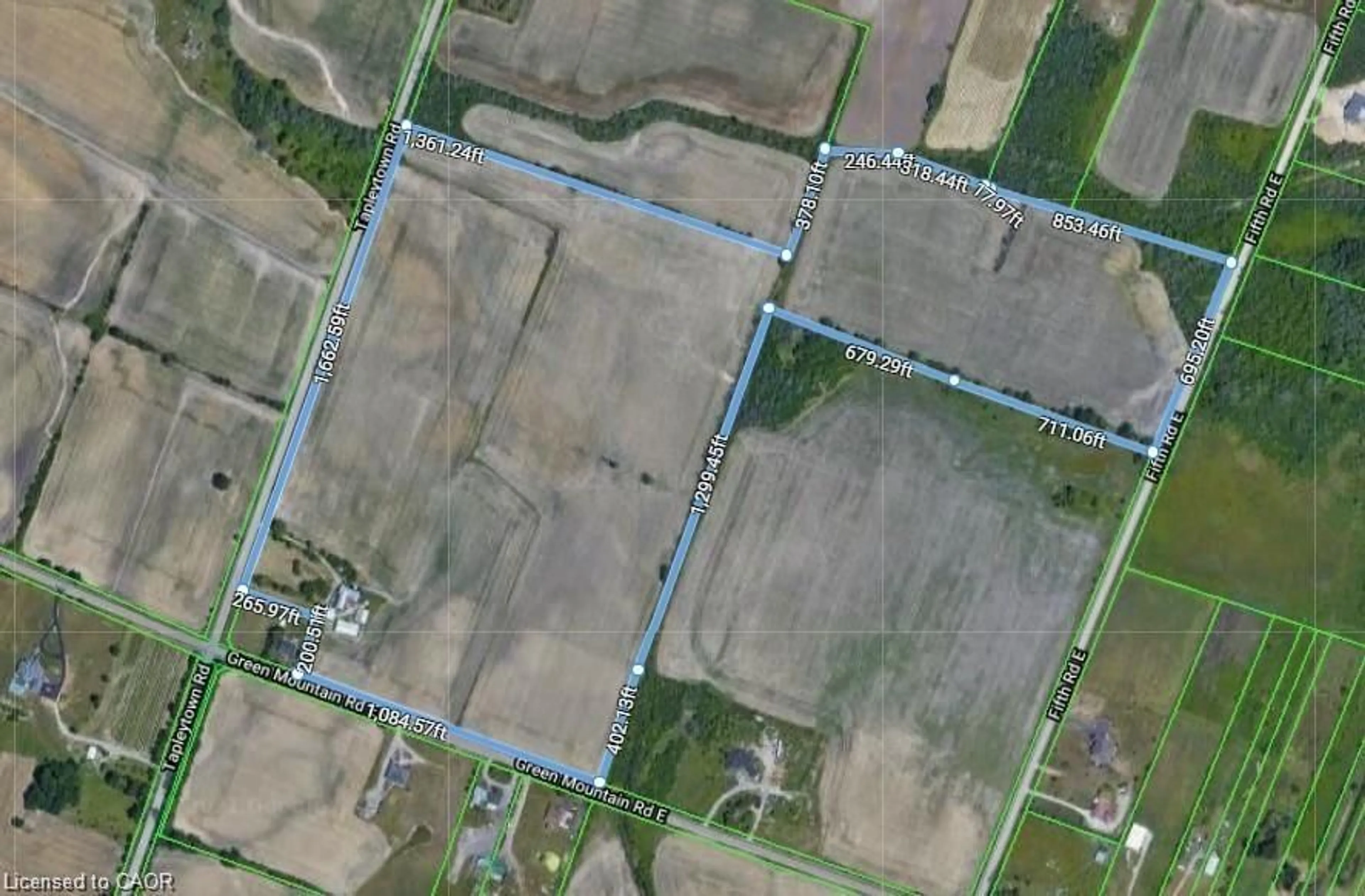 Picture of a map for 406 Tapleytown Rd, Hamilton Ontario L8J 3K6