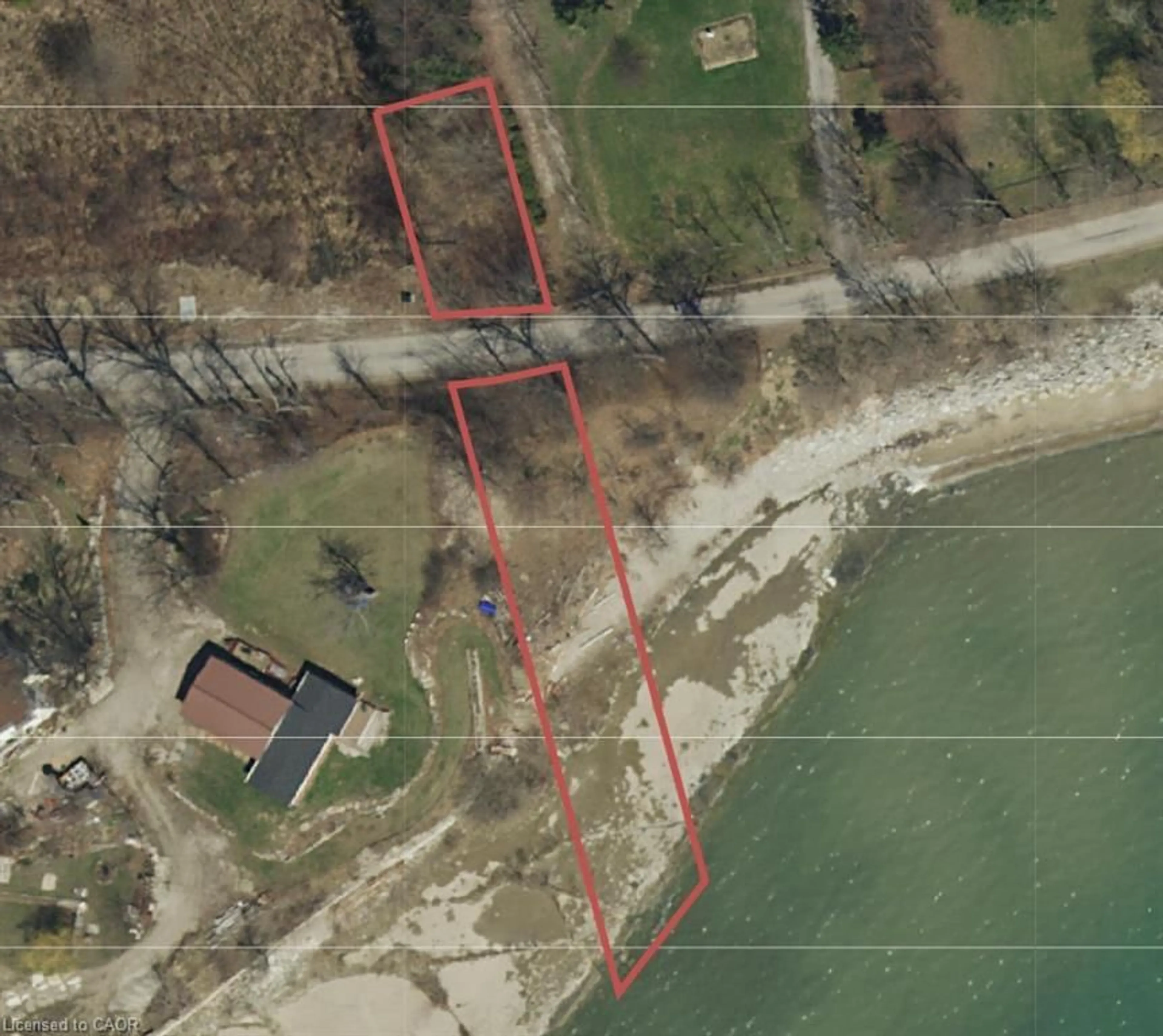 A pic from outside/outdoor area/front of a property/back of a property/a pic from drone, water/lake/river/ocean view for PT LT 23 Concession 1 Rd, Rainham Ontario N1A 2W8