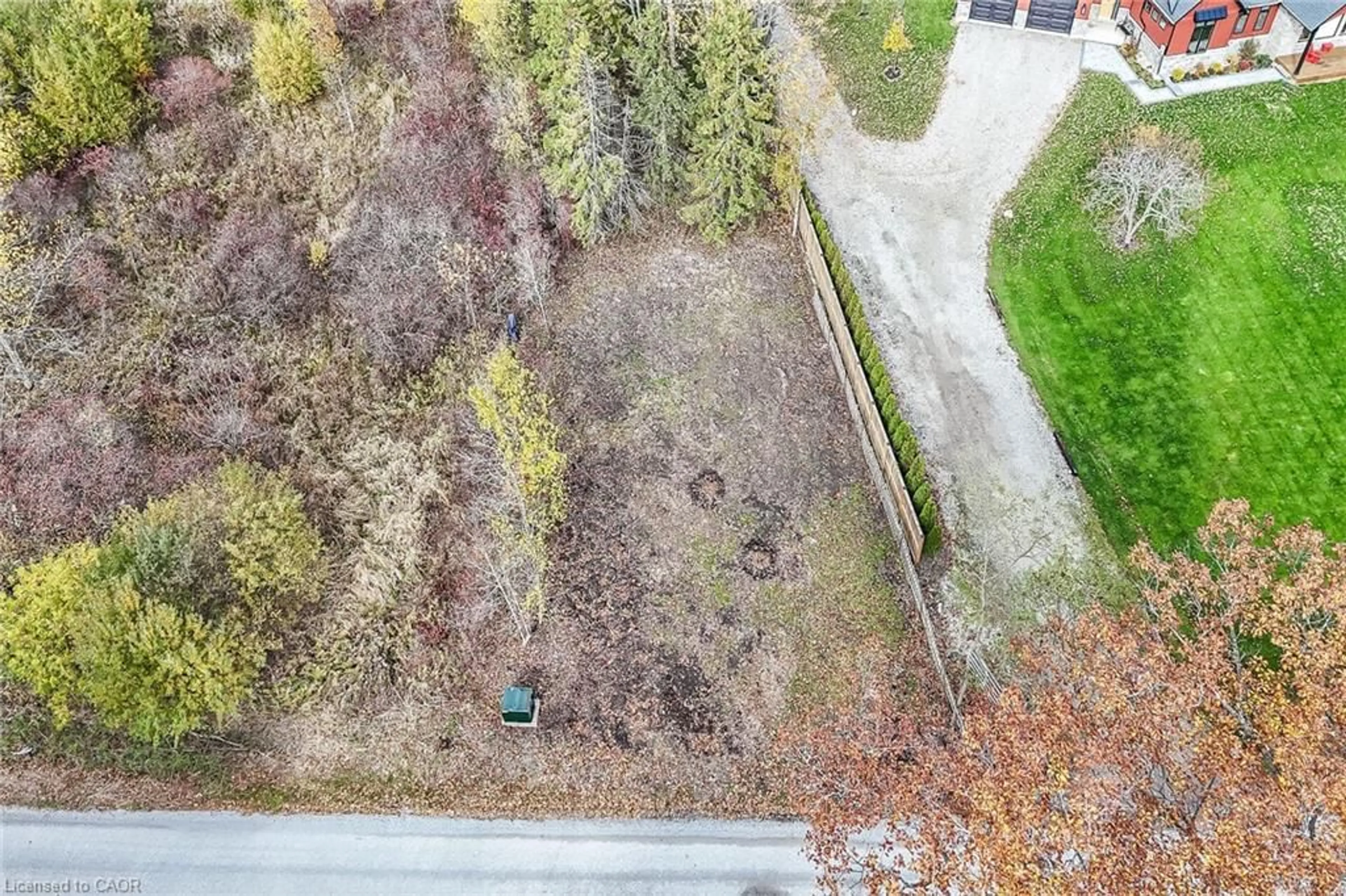 A pic from outside/outdoor area/front of a property/back of a property/a pic from drone, forest/trees view for PT LT 23 Concession 1 Rd, Rainham Ontario N1A 2W8