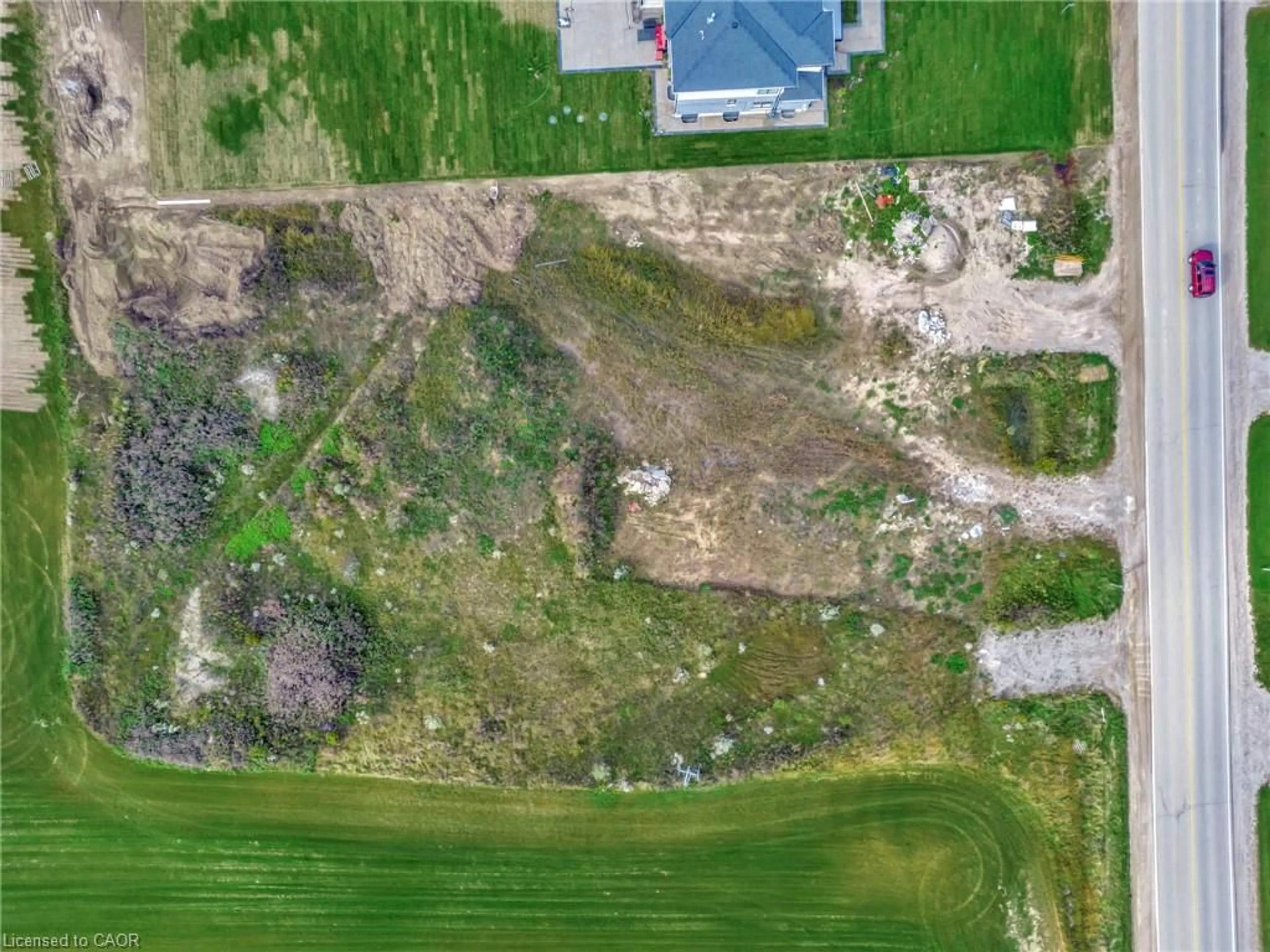 A pic from outside/outdoor area/front of a property/back of a property/a pic from drone, unknown for LOT 5 Plover Mills Rd, Ilderton Ontario N0M 2A0