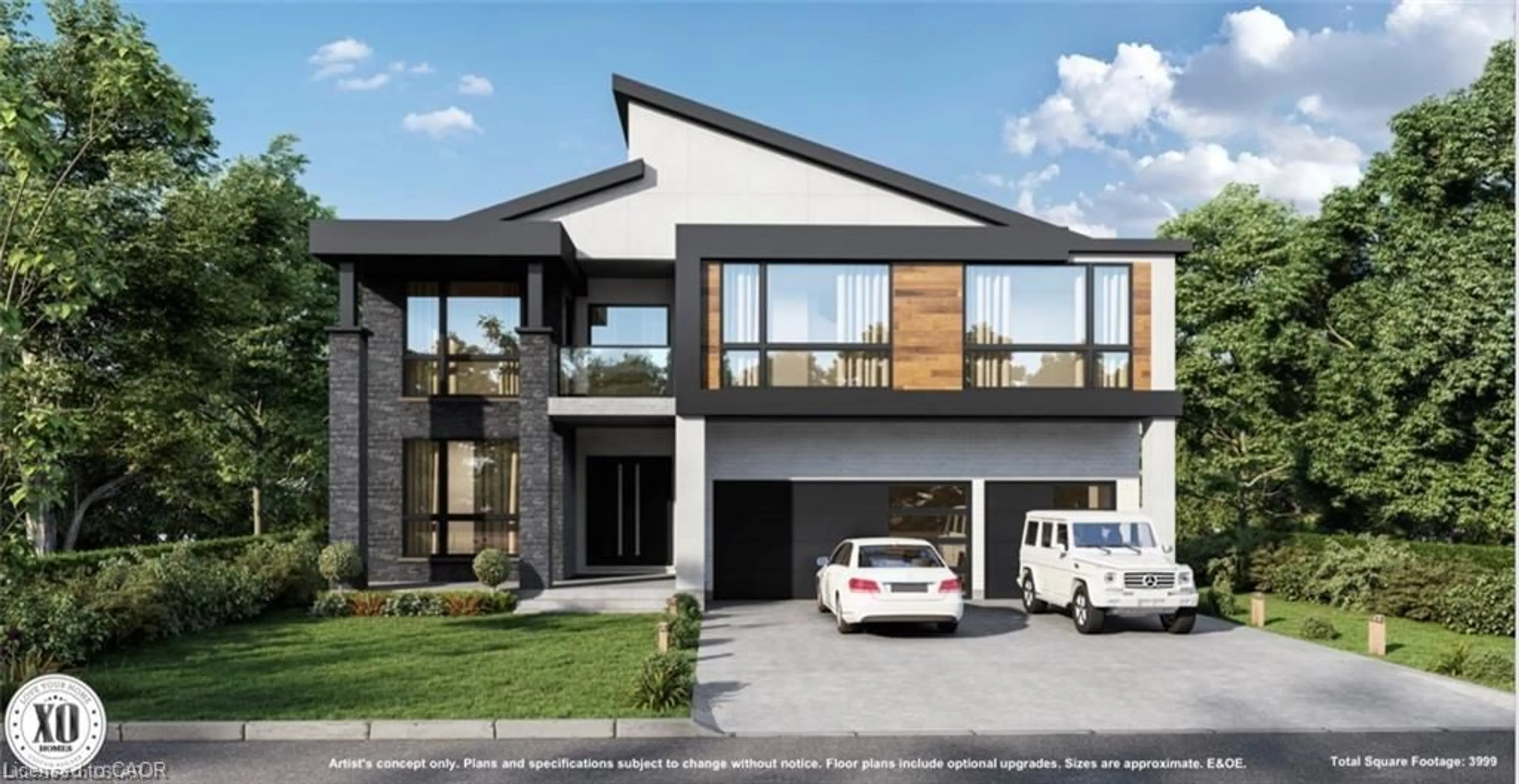 Home with brick exterior material, street for LOT 4 Plover Mills Rd, Ilderton Ontario N0M 2A0