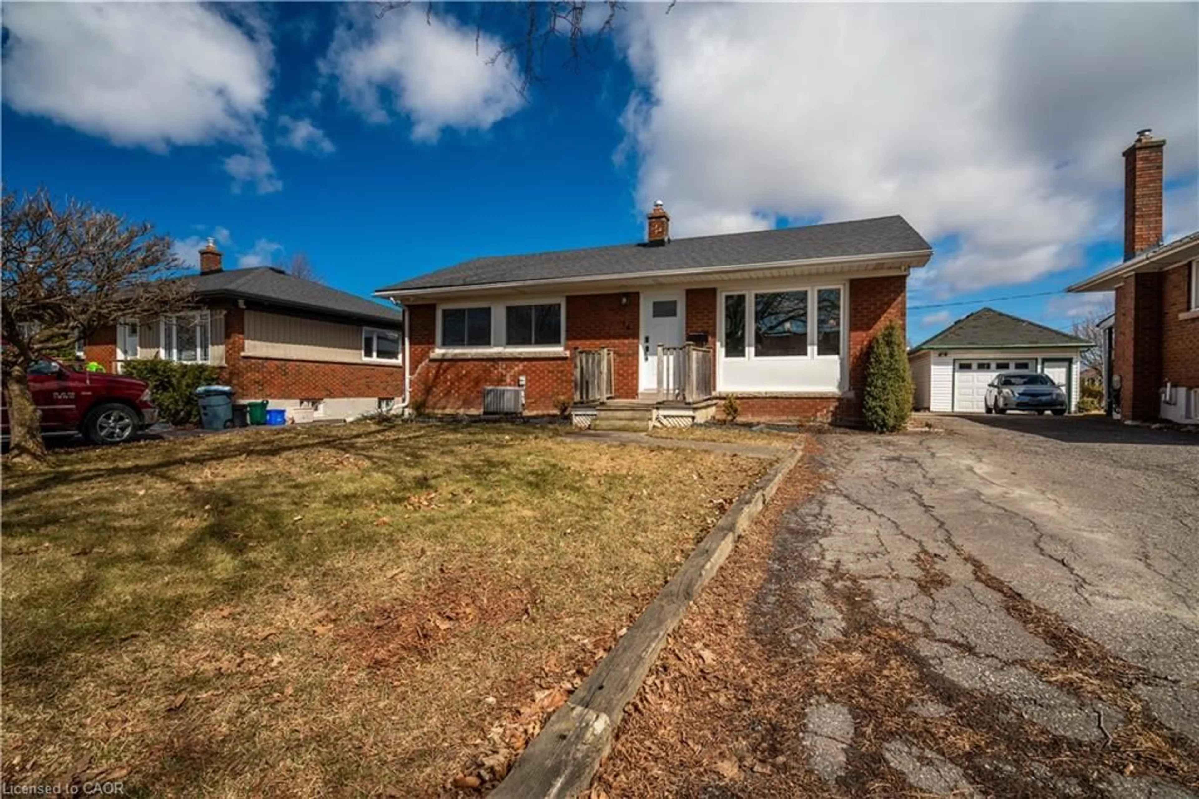 Home with brick exterior material, street for 14 Milton Rd, St. Catharines Ontario L2P 3E8