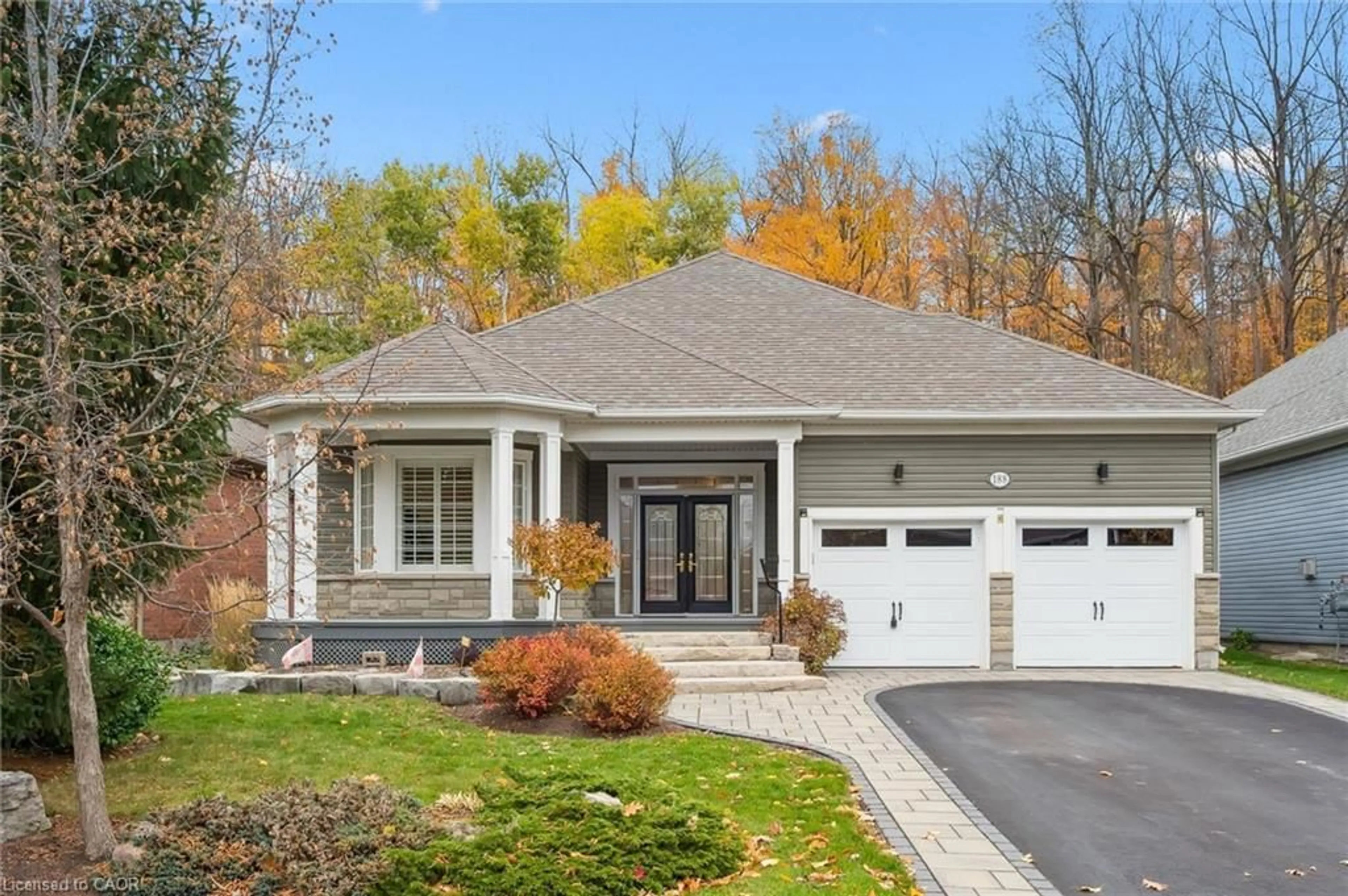 Home with vinyl exterior material, street for 188 Ridge Rd, Rockwood Ontario N0B 2K0