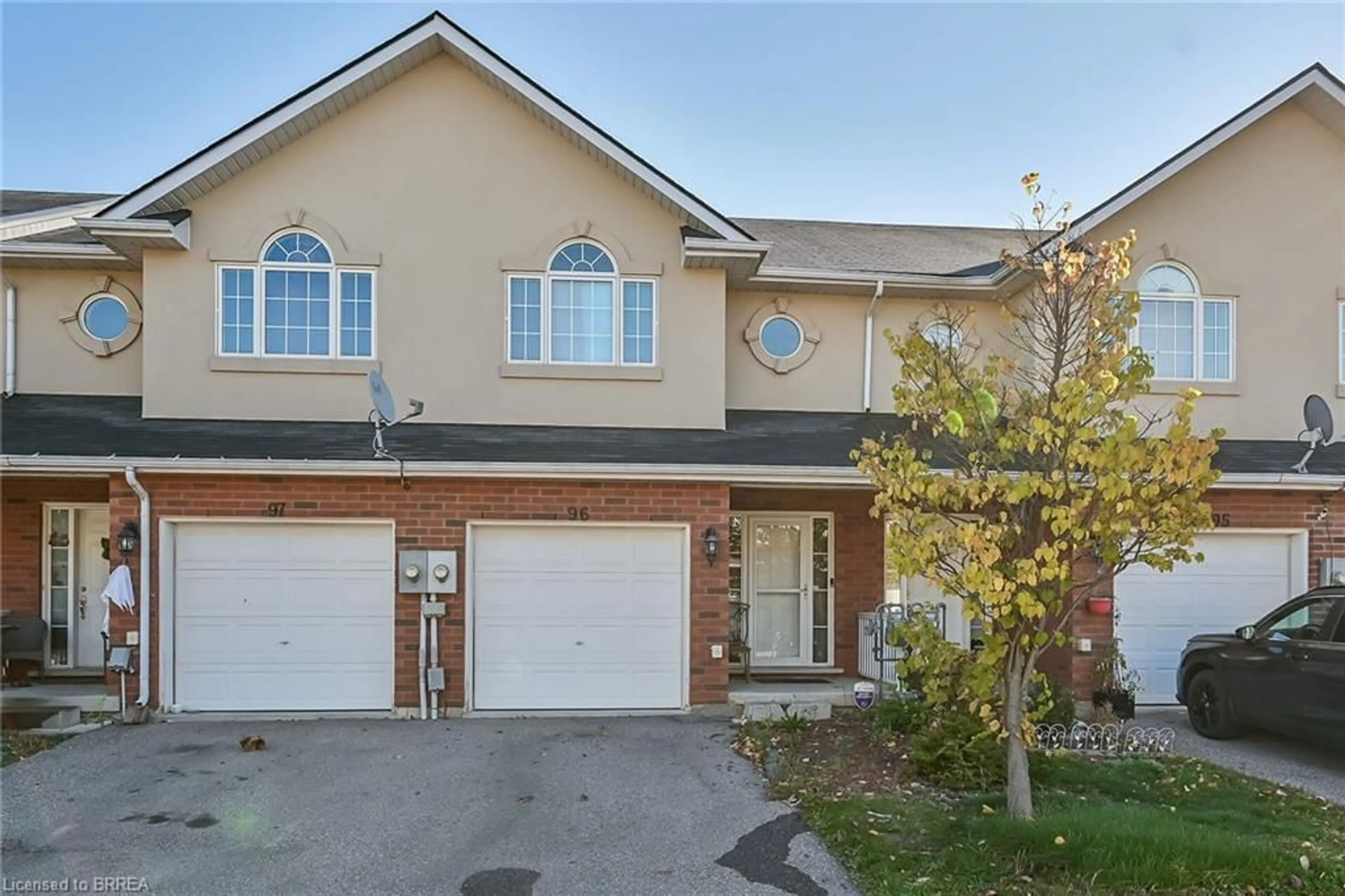 Home with brick exterior material, street for 20 Mcconkey Cres #96, Brantford Ontario N3S 0C1