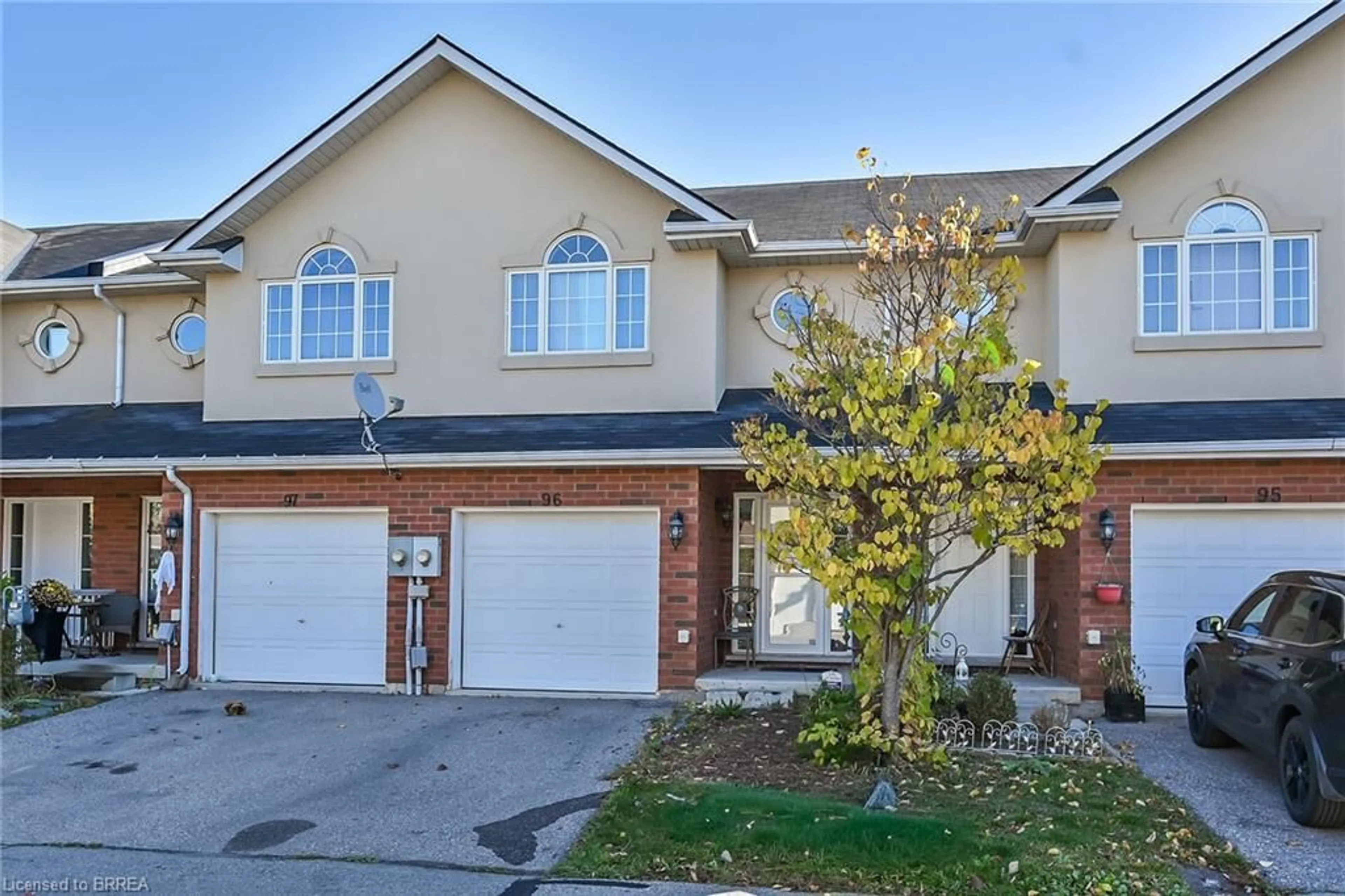 Home with brick exterior material, street for 20 Mcconkey Cres #96, Brantford Ontario N3S 0C1