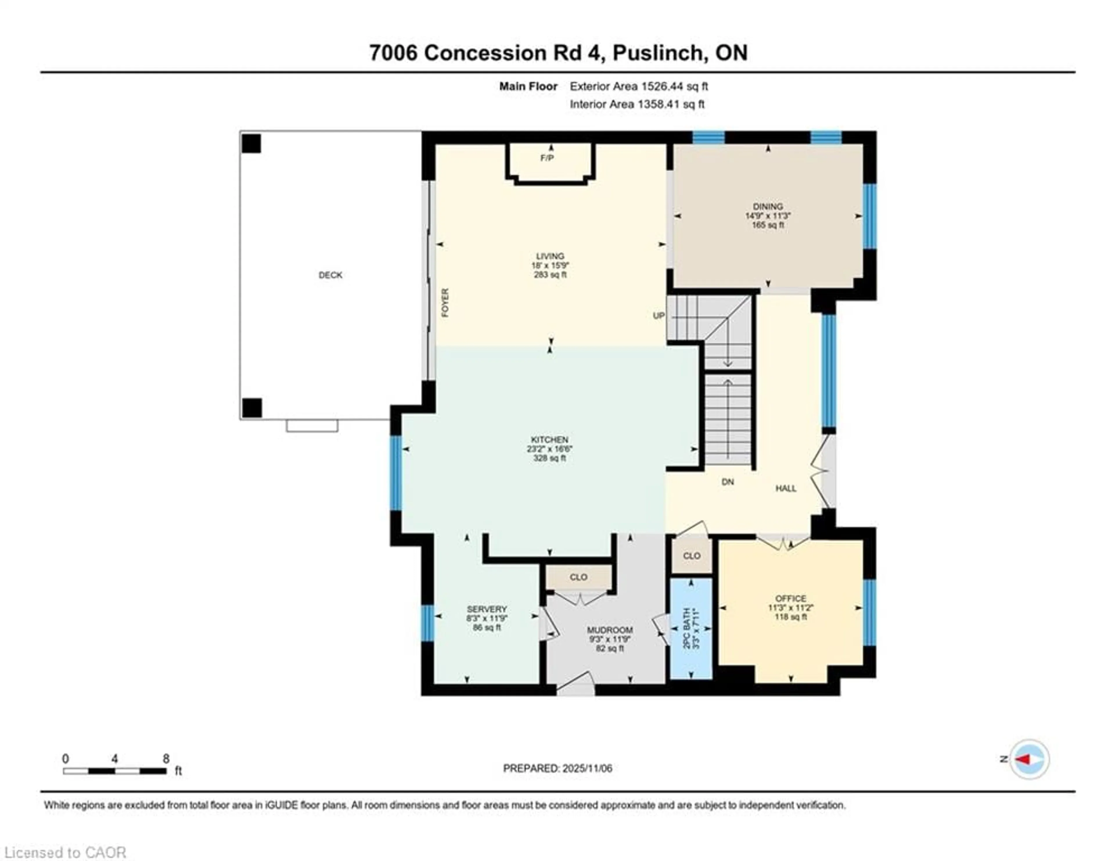 Floor plan for 7006 Concession Road 4, Puslinch Ontario N0B 2J0