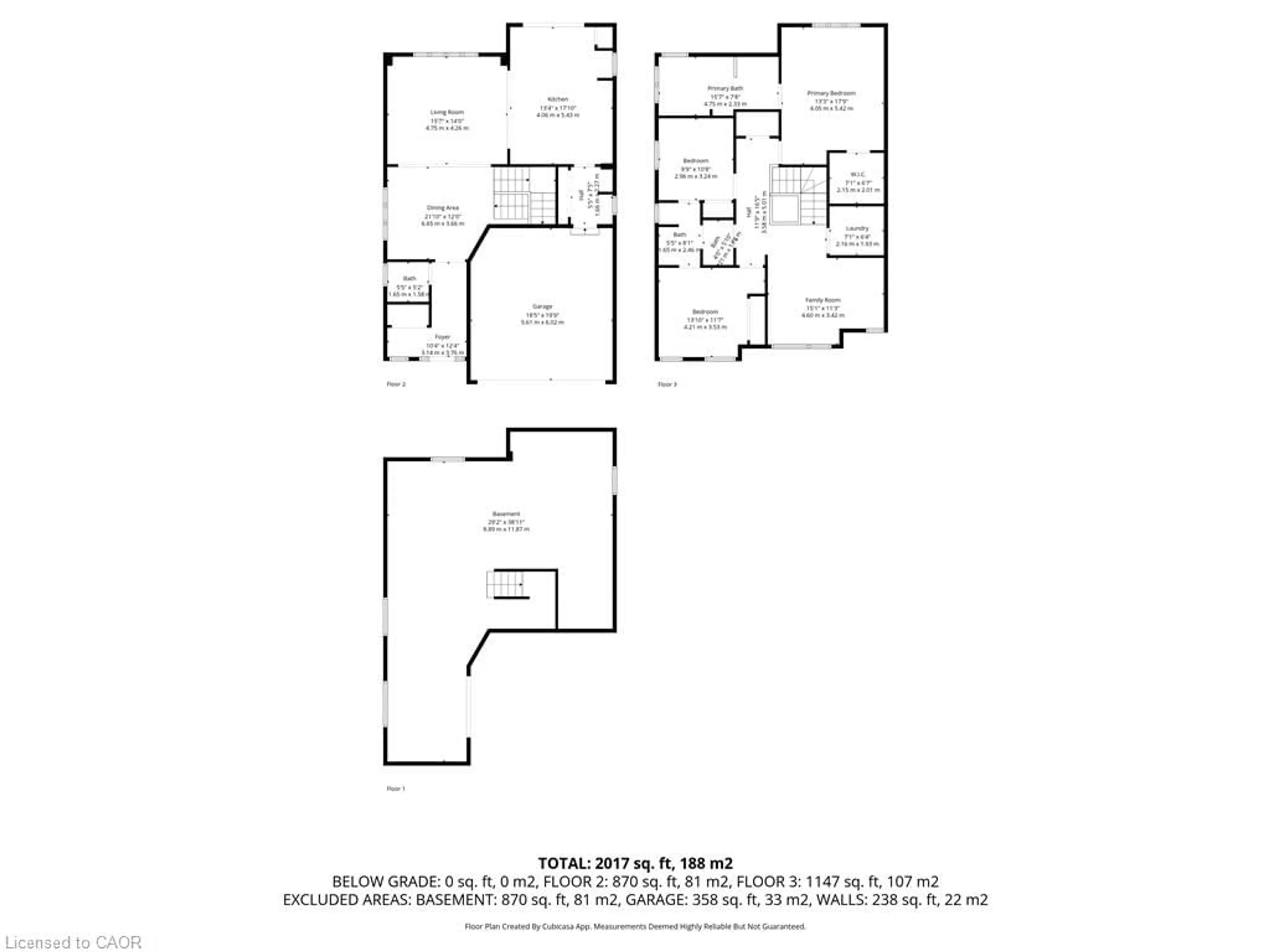 Floor plan for 236 Walker Road Rd, Pelham Ontario L3B 5N5