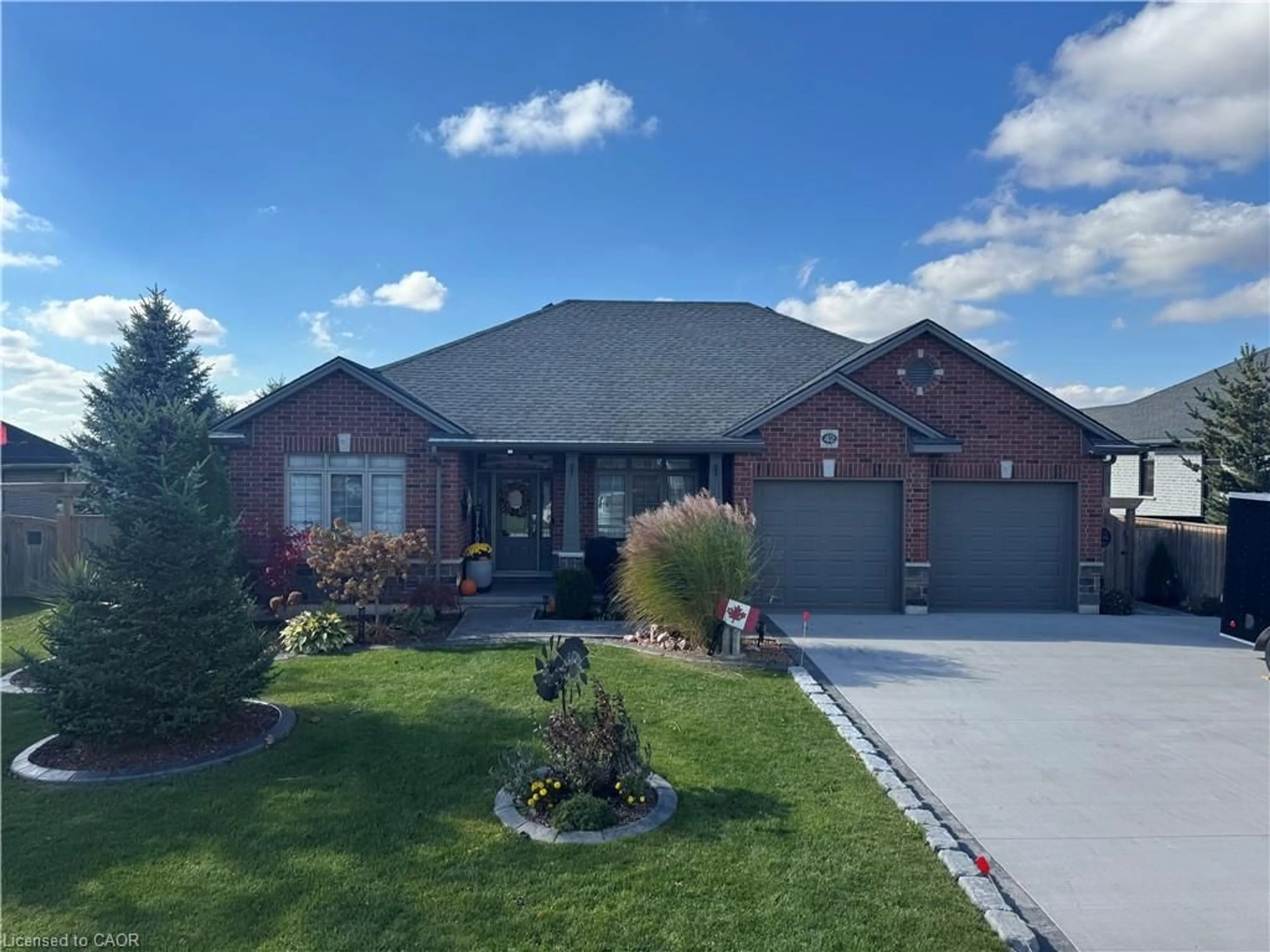 Home with brick exterior material, street for 42 Graydon Dr, Mount Elgin Ontario N0J 1N0