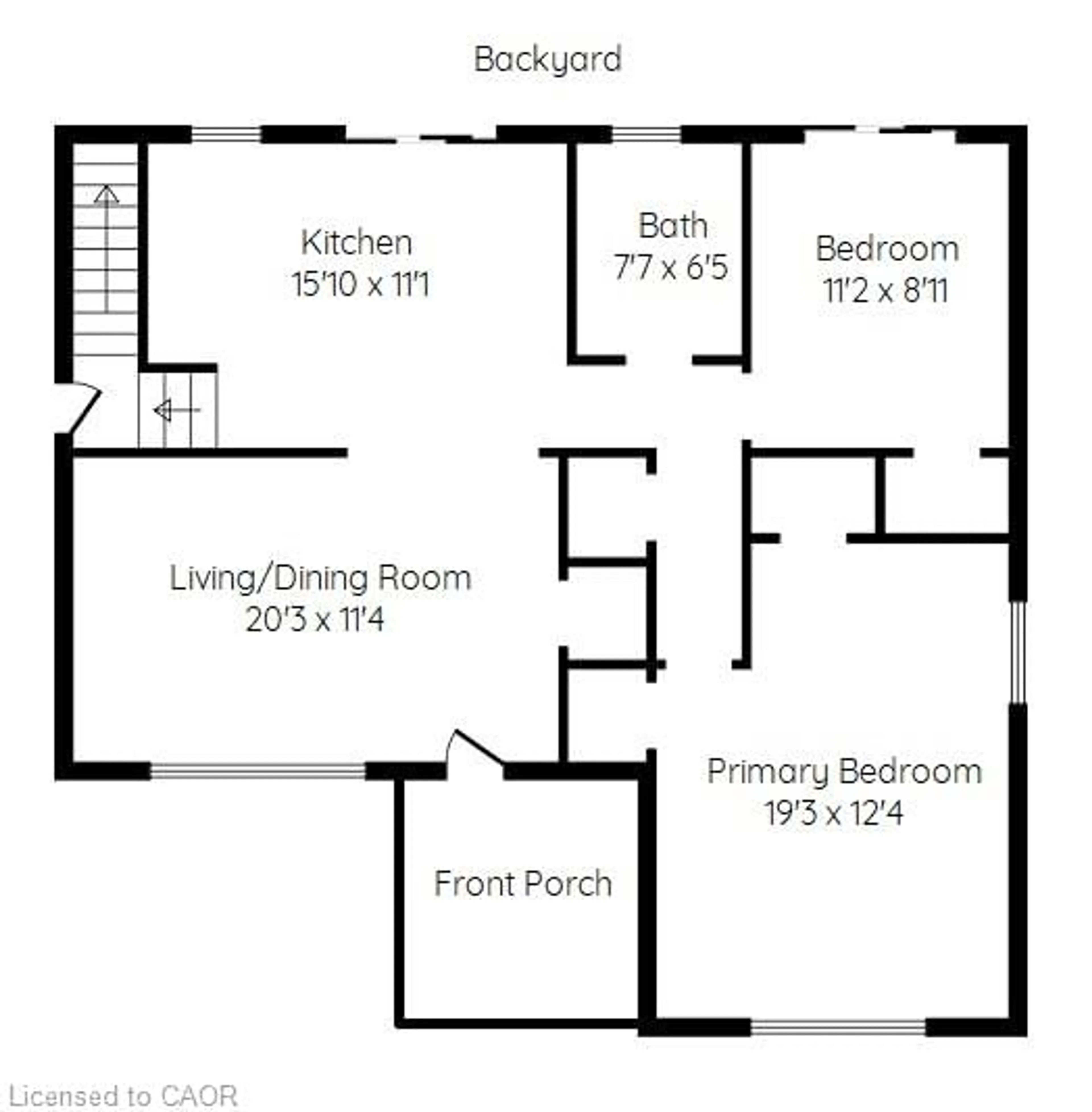 Floor plan for 130 Delmar Dr, Hamilton Ontario L9C 1J9