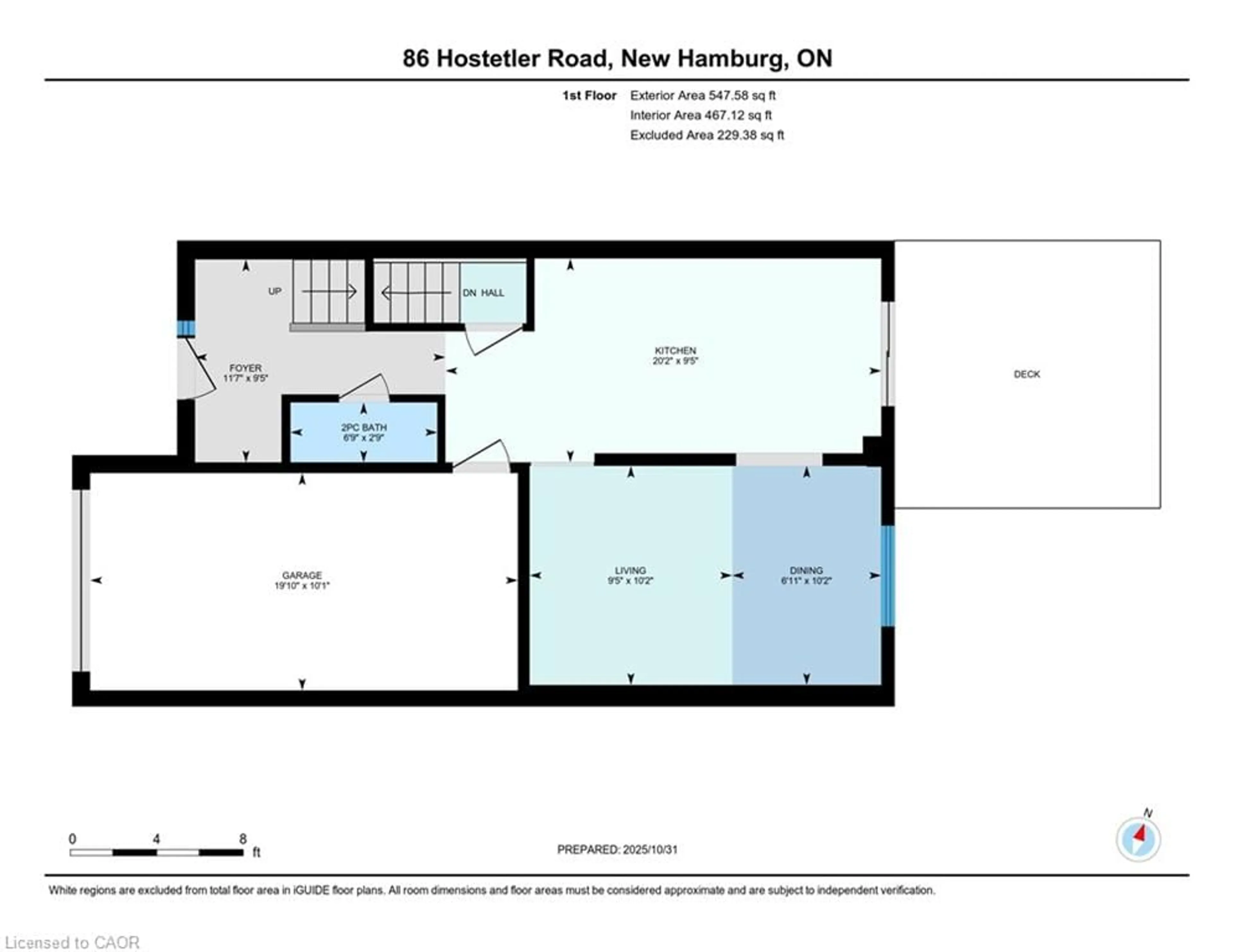 Floor plan for 86 Hostetler Rd, New Hamburg Ontario N3A 2E2