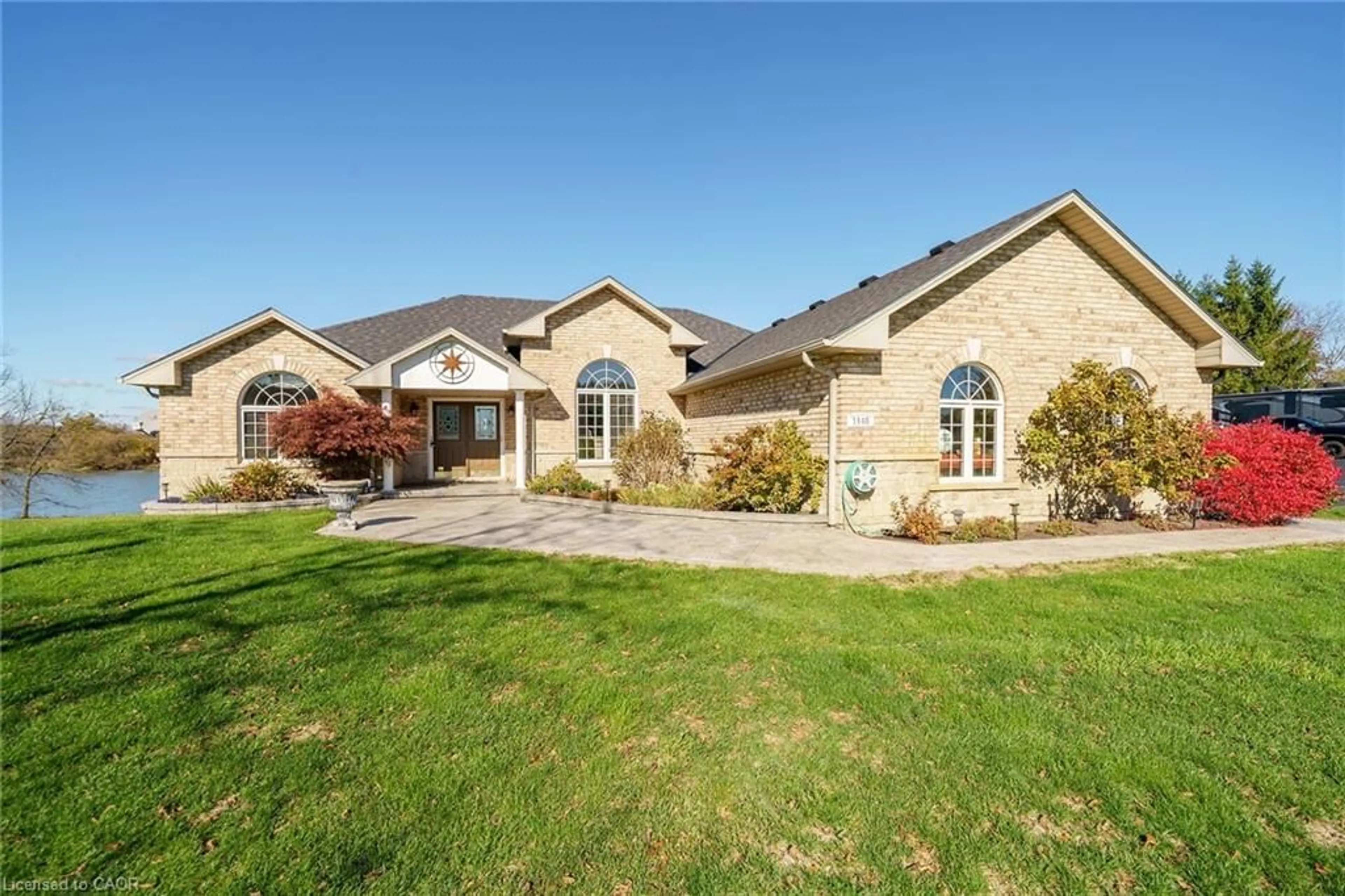 Home with brick exterior material, street for 1140 River Rd, Cayuga Ontario N0A 1E0