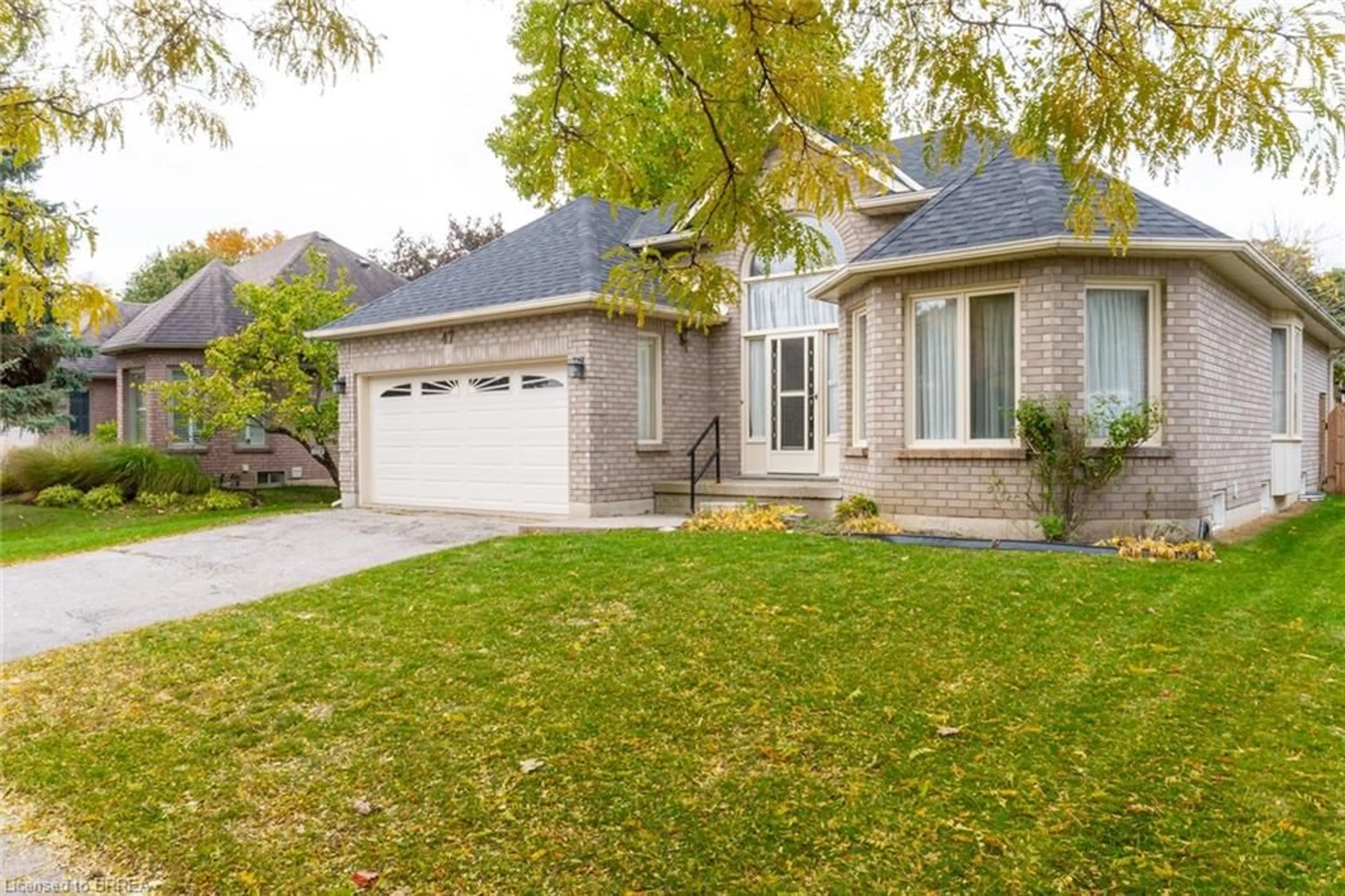 Home with brick exterior material, street for 47 Maplecrest Lane, Brantford Ontario N3R 7T9