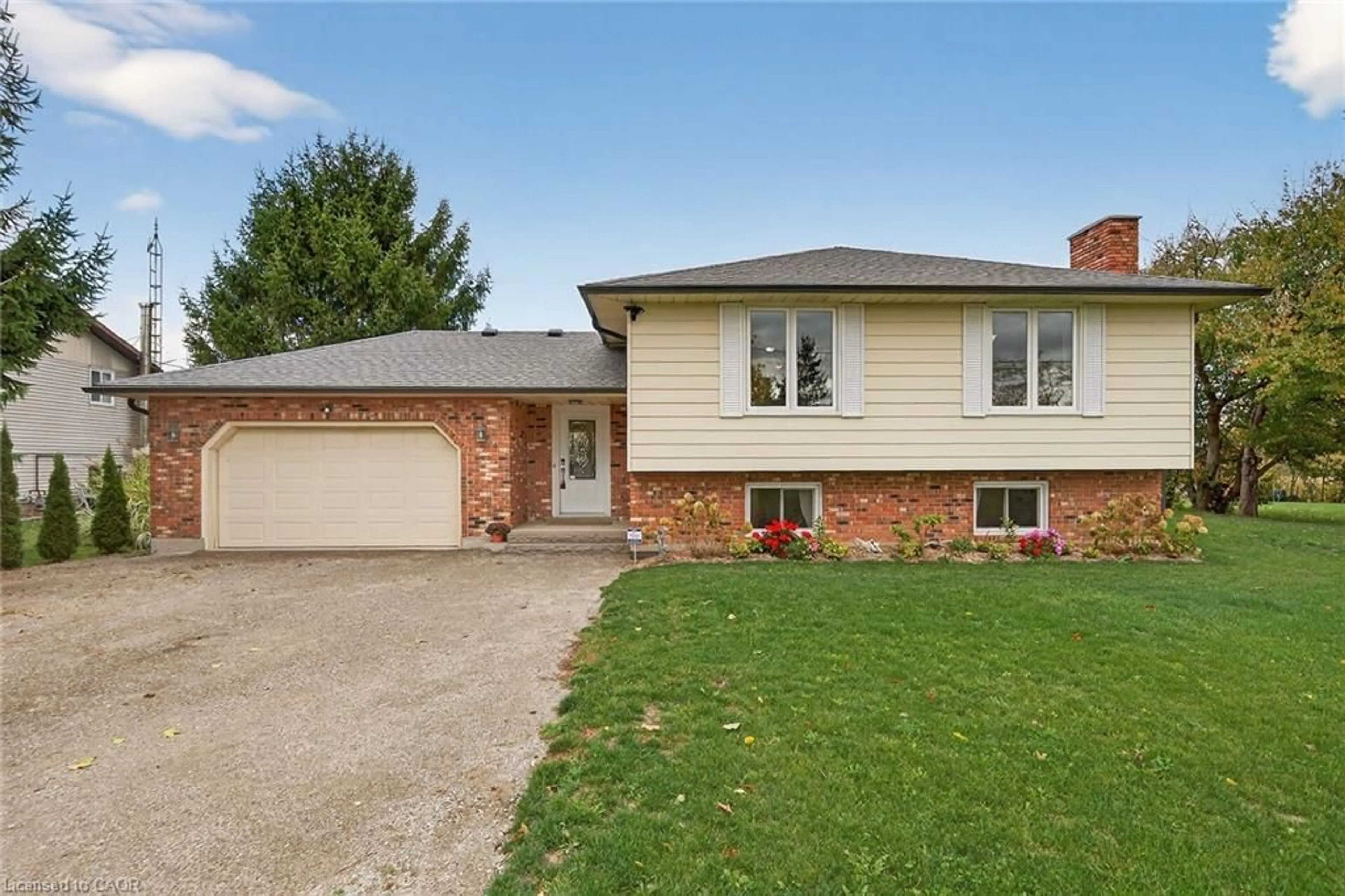 Home with brick exterior material, street for 1489 Norfolk County Rd 19, Wilsonville Ontario N0E 1Z0