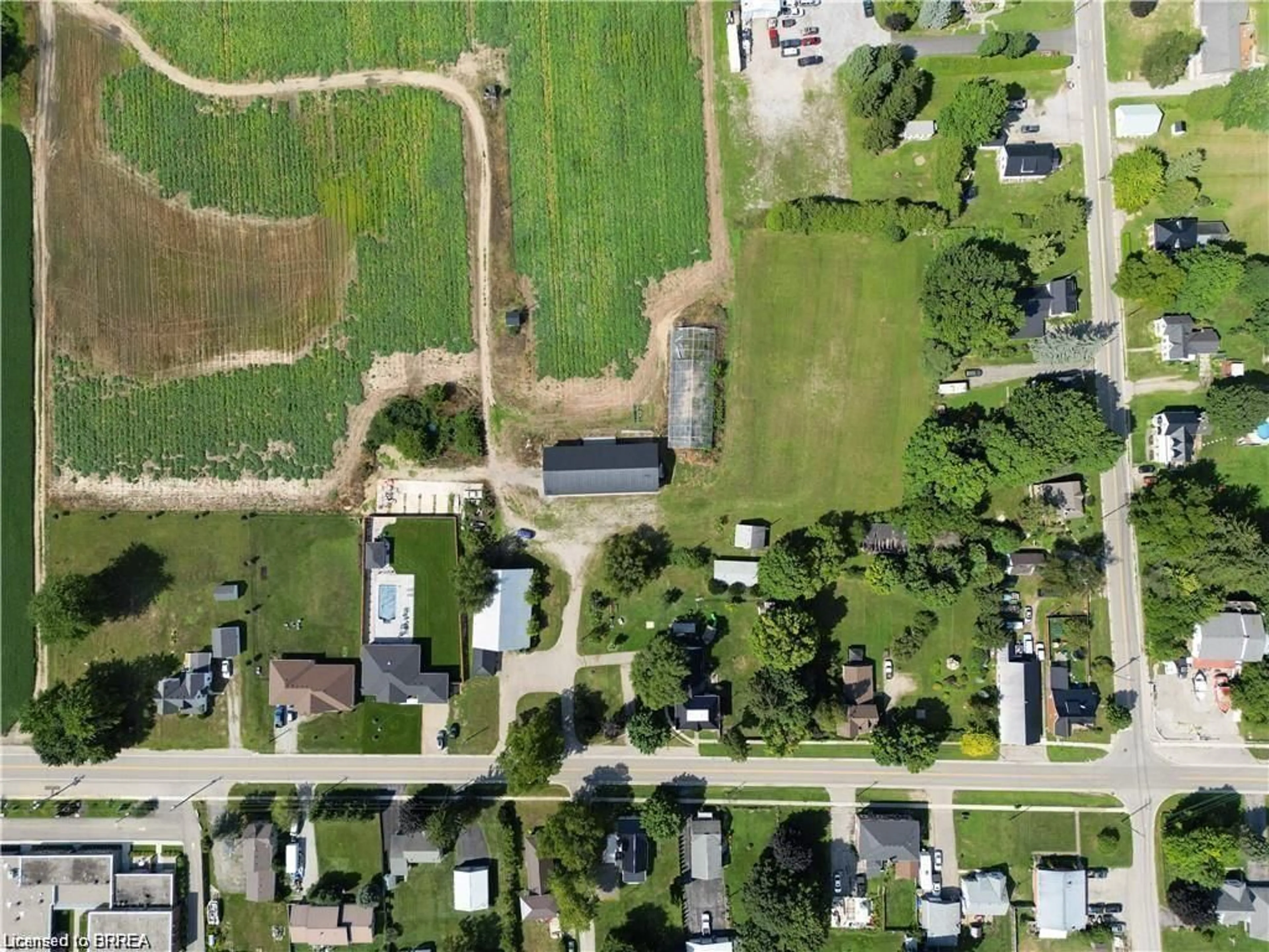 A pic from outside/outdoor area/front of a property/back of a property/a pic from drone, street for 1009 Windham Centre Rd, Windham Centre Ontario N0E 2A0