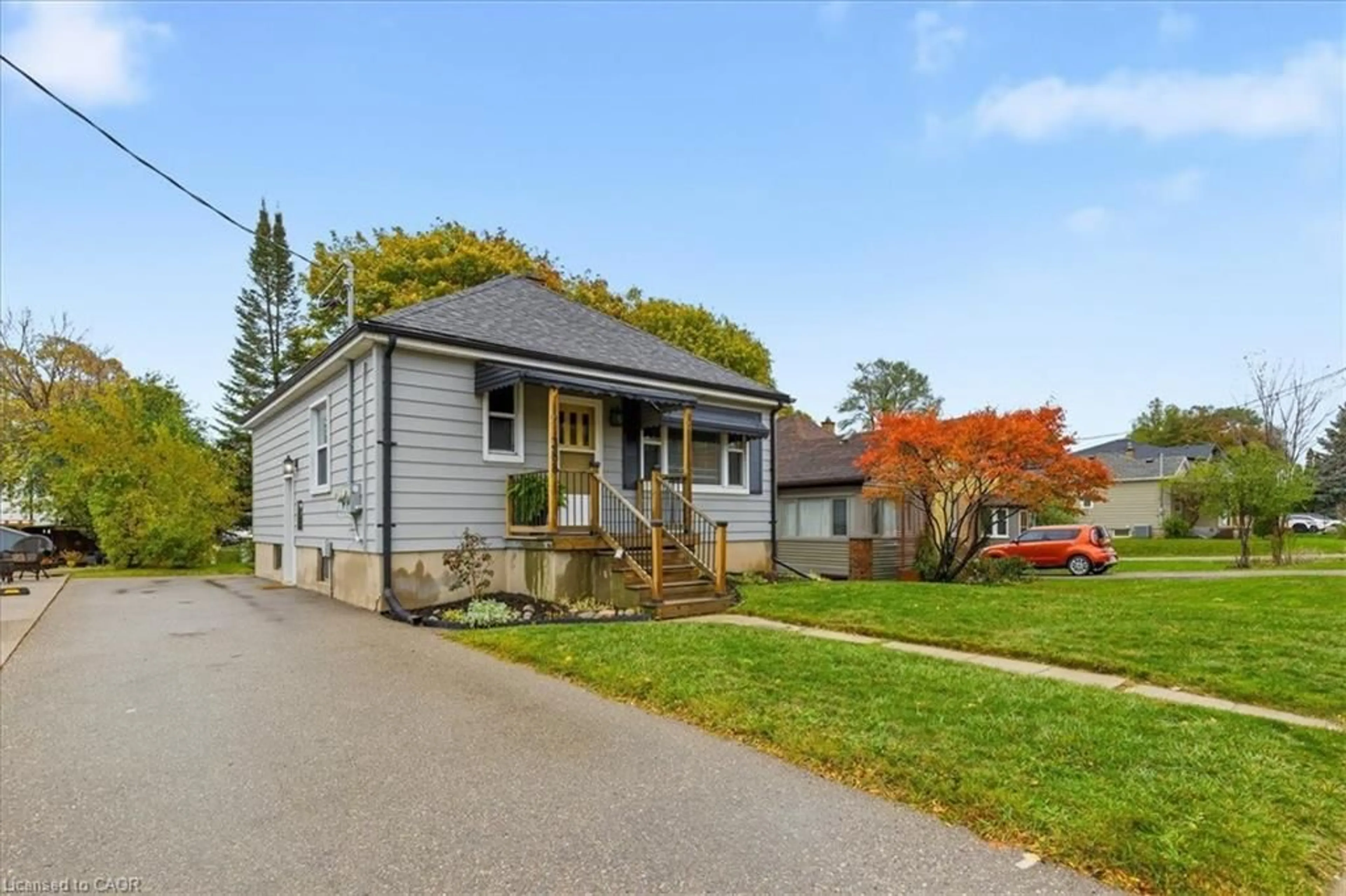 Home with vinyl exterior material, street for 388 Lancaster St, Kitchener Ontario N2H 4V7