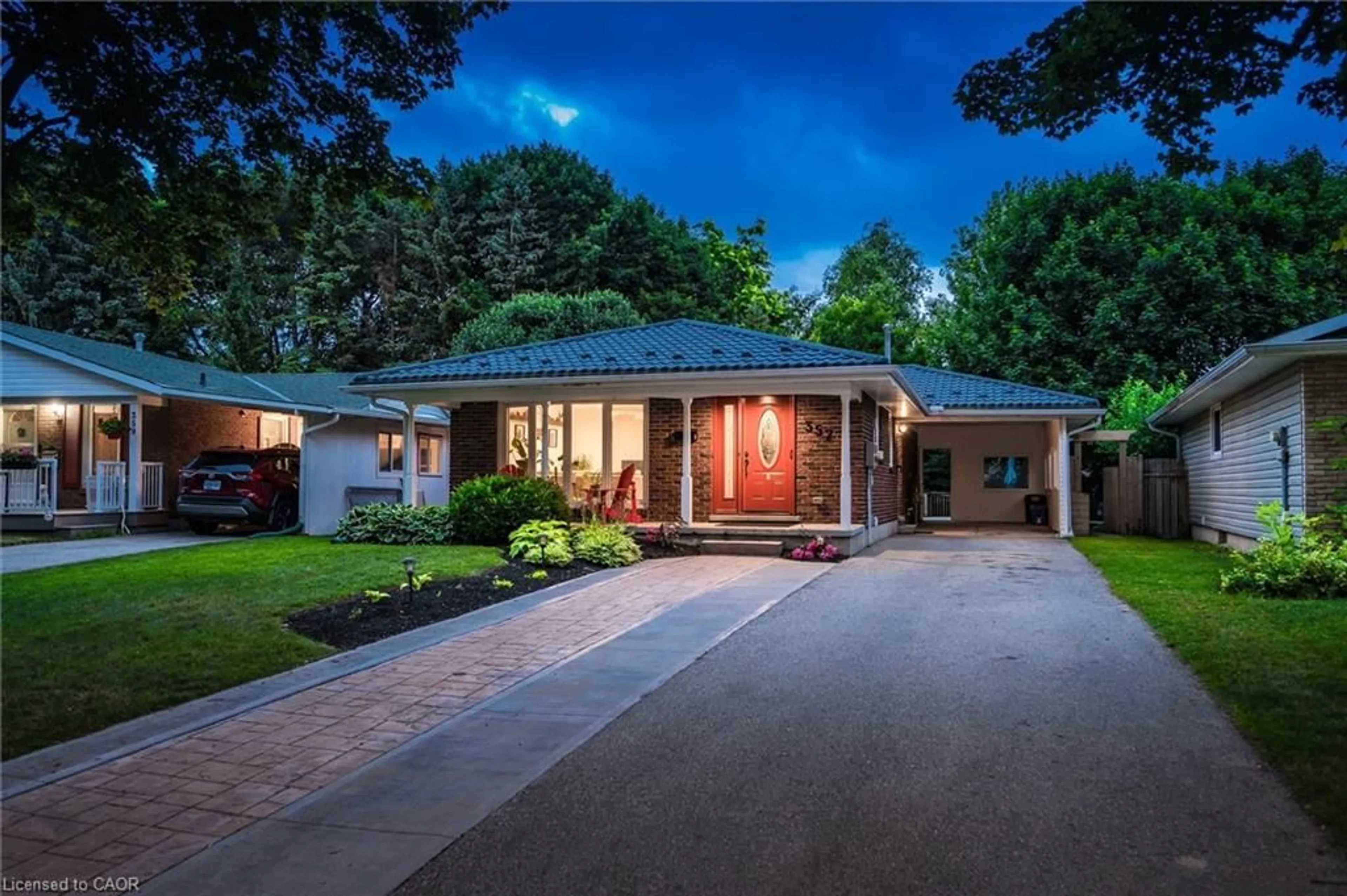 Home with brick exterior material, street for 357 Grangewood Dr, Waterloo Ontario N2K 2E4