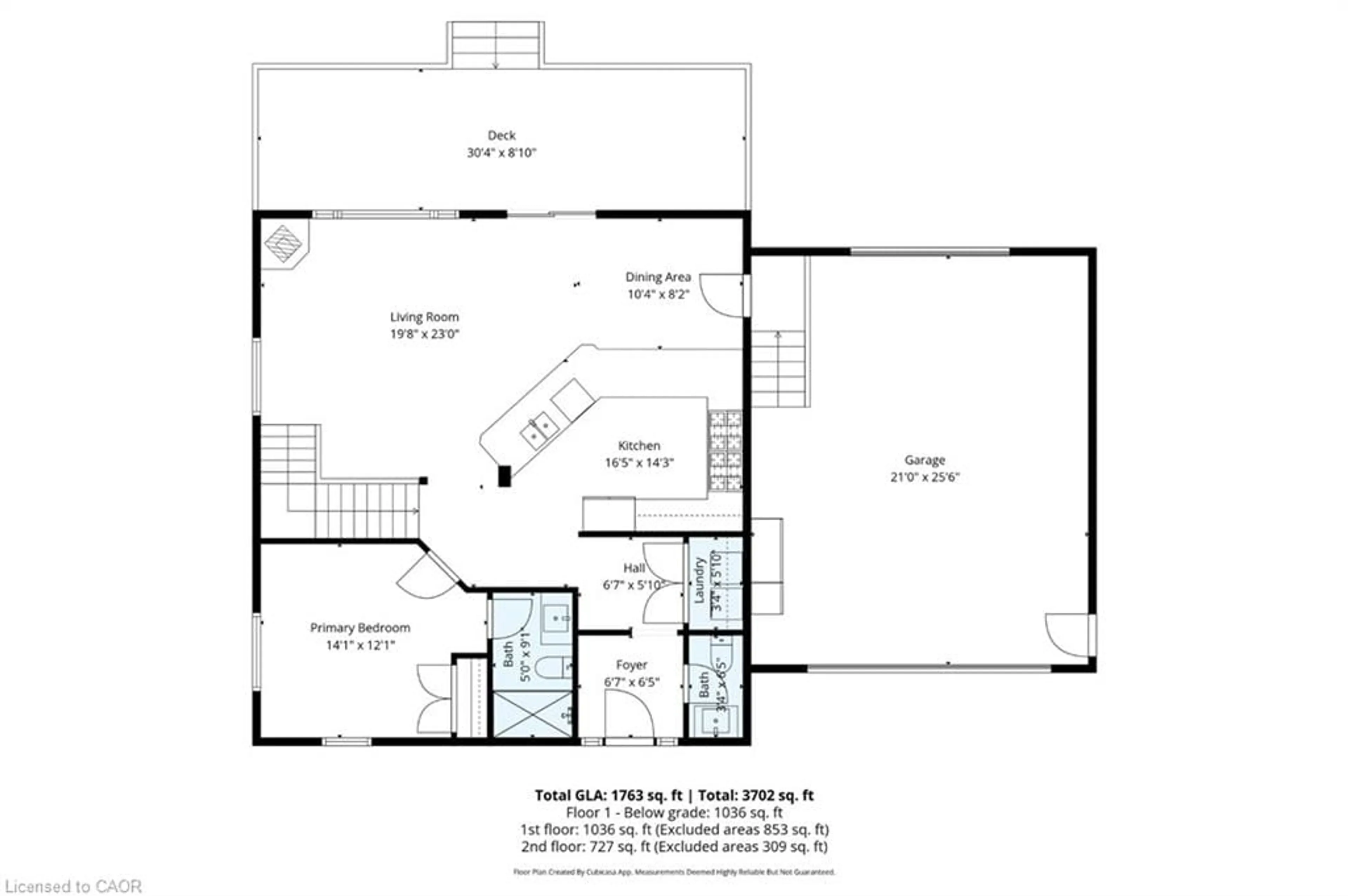 Floor plan for 33 Laird Dr, Lindsay Ontario K9V 4R6