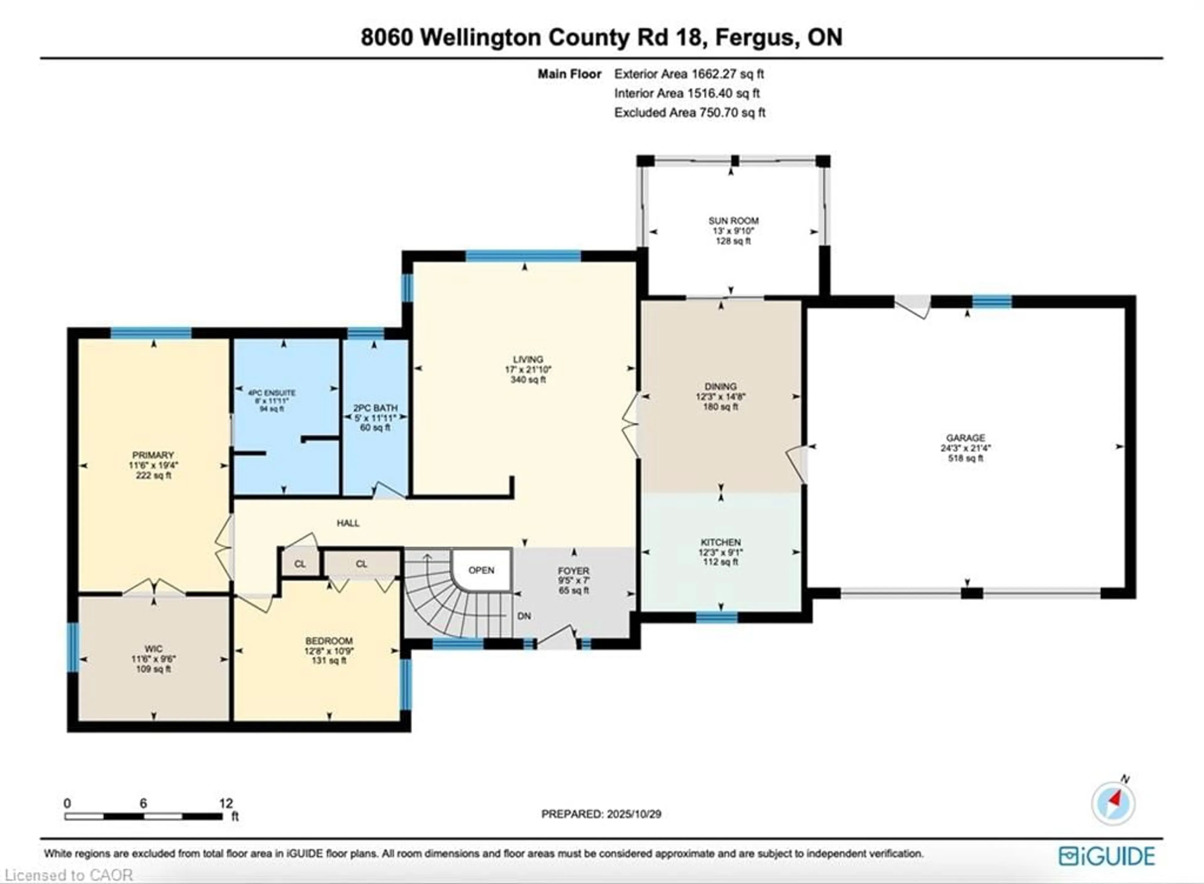 Floor plan for 8060 Wellington Rd 18 Rd, Fergus Ontario N1M 2W5