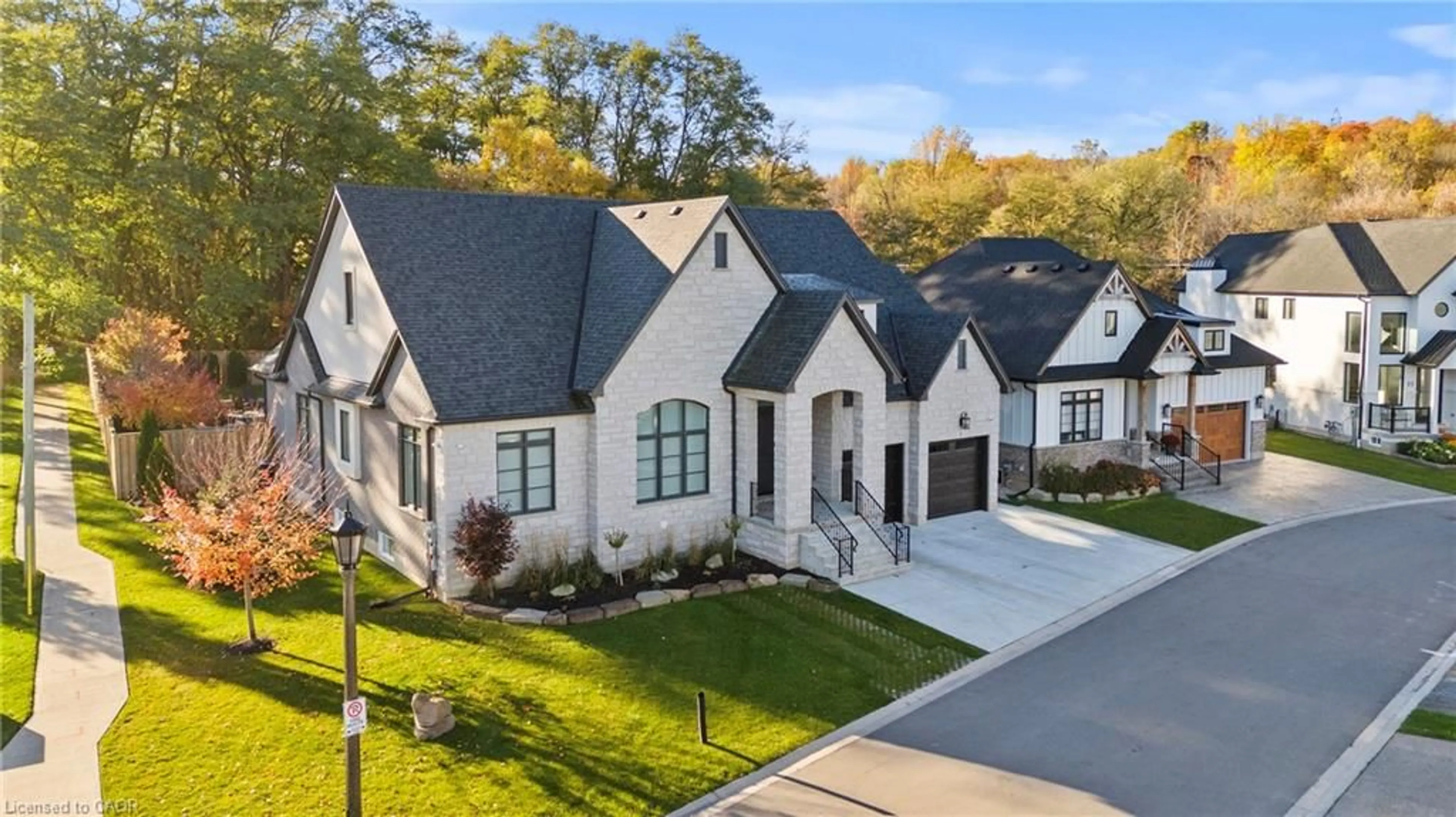 Home with brick exterior material, street for 3 Fedorkow Lane, St. Davids Ontario L0S 1J1