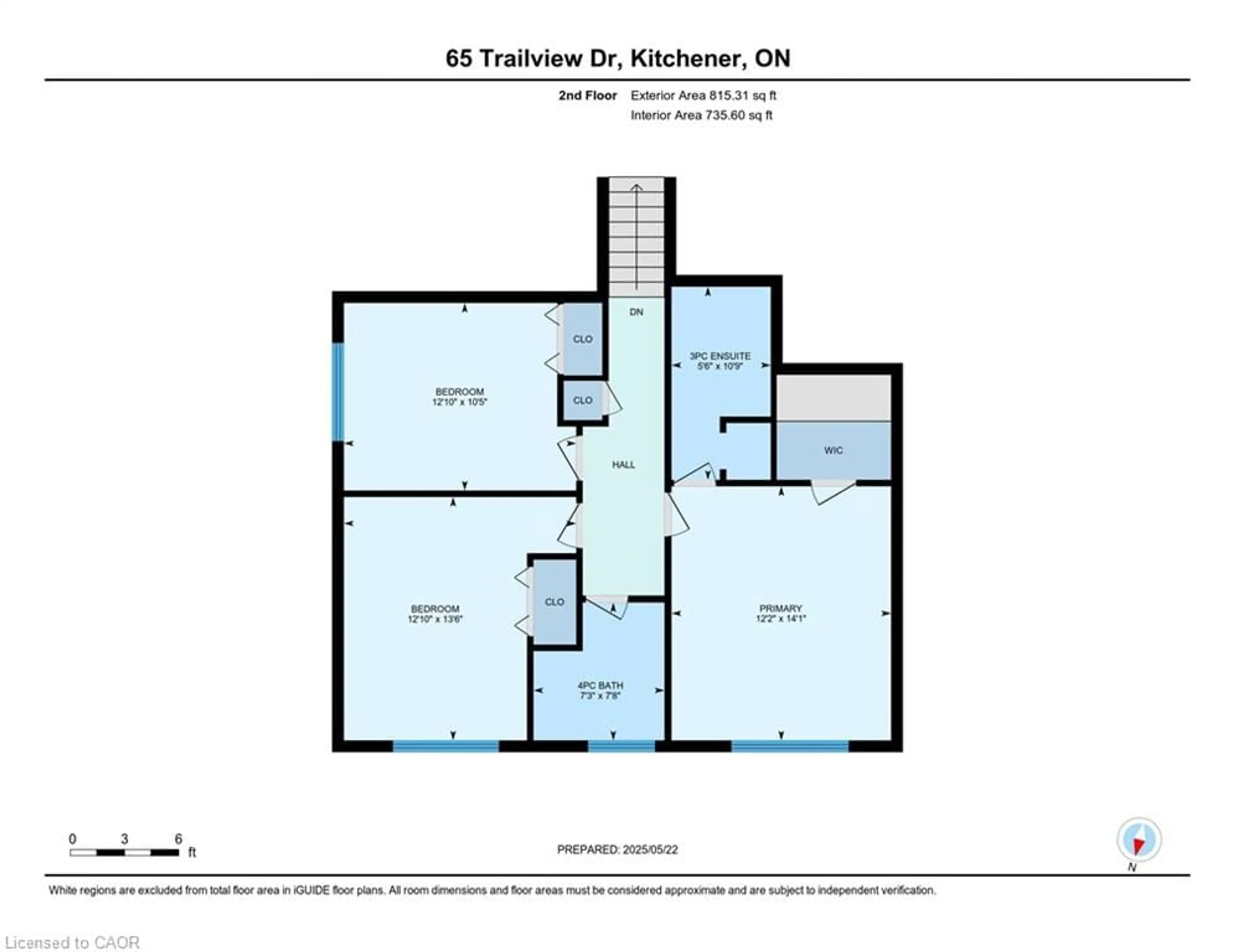 Floor plan for 65 Trailview Dr, Kitchener Ontario N2N 1P7