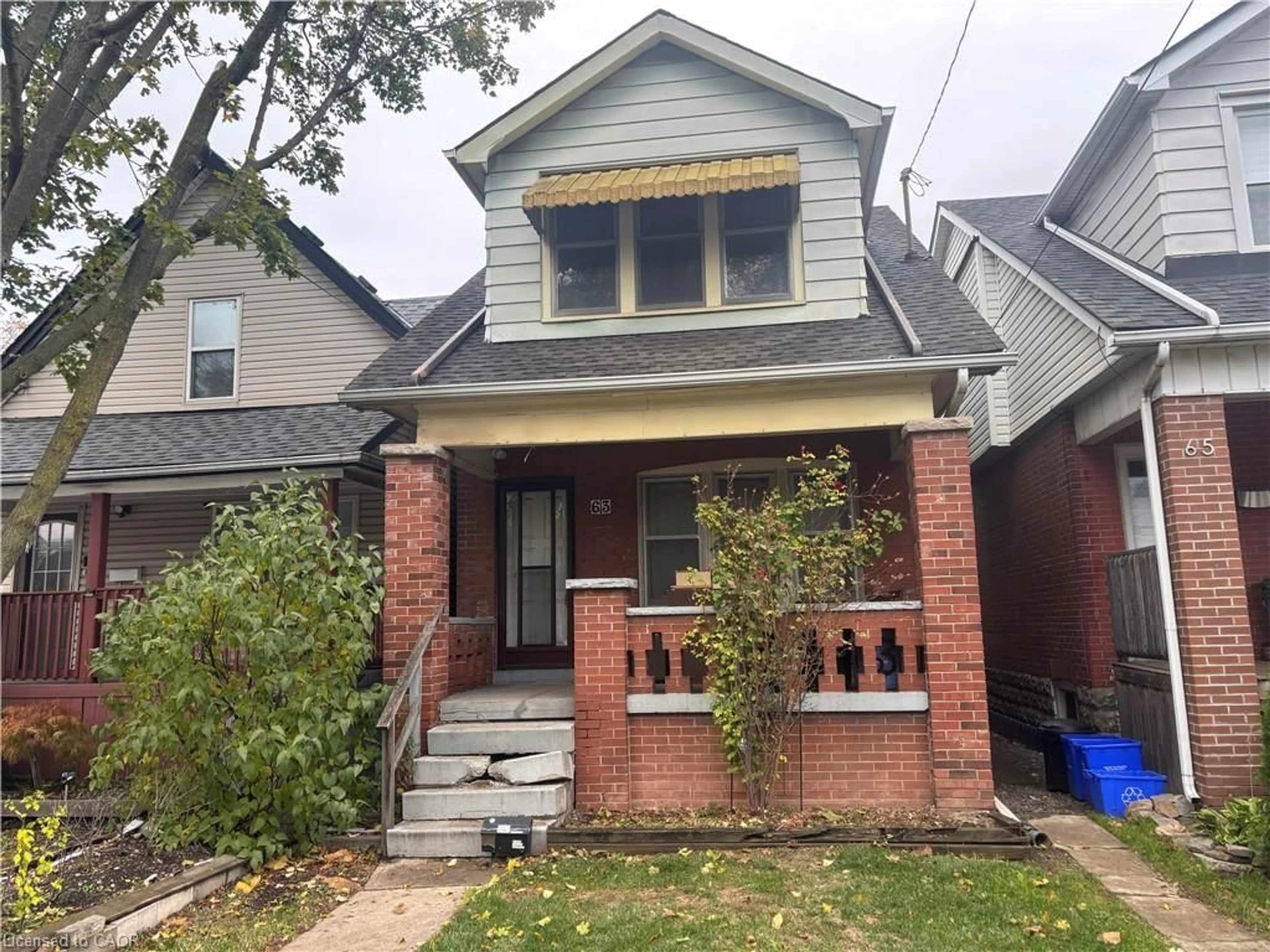 Home with brick exterior material, street for 63 Argyle Ave, Hamilton Ontario L8H 2S8