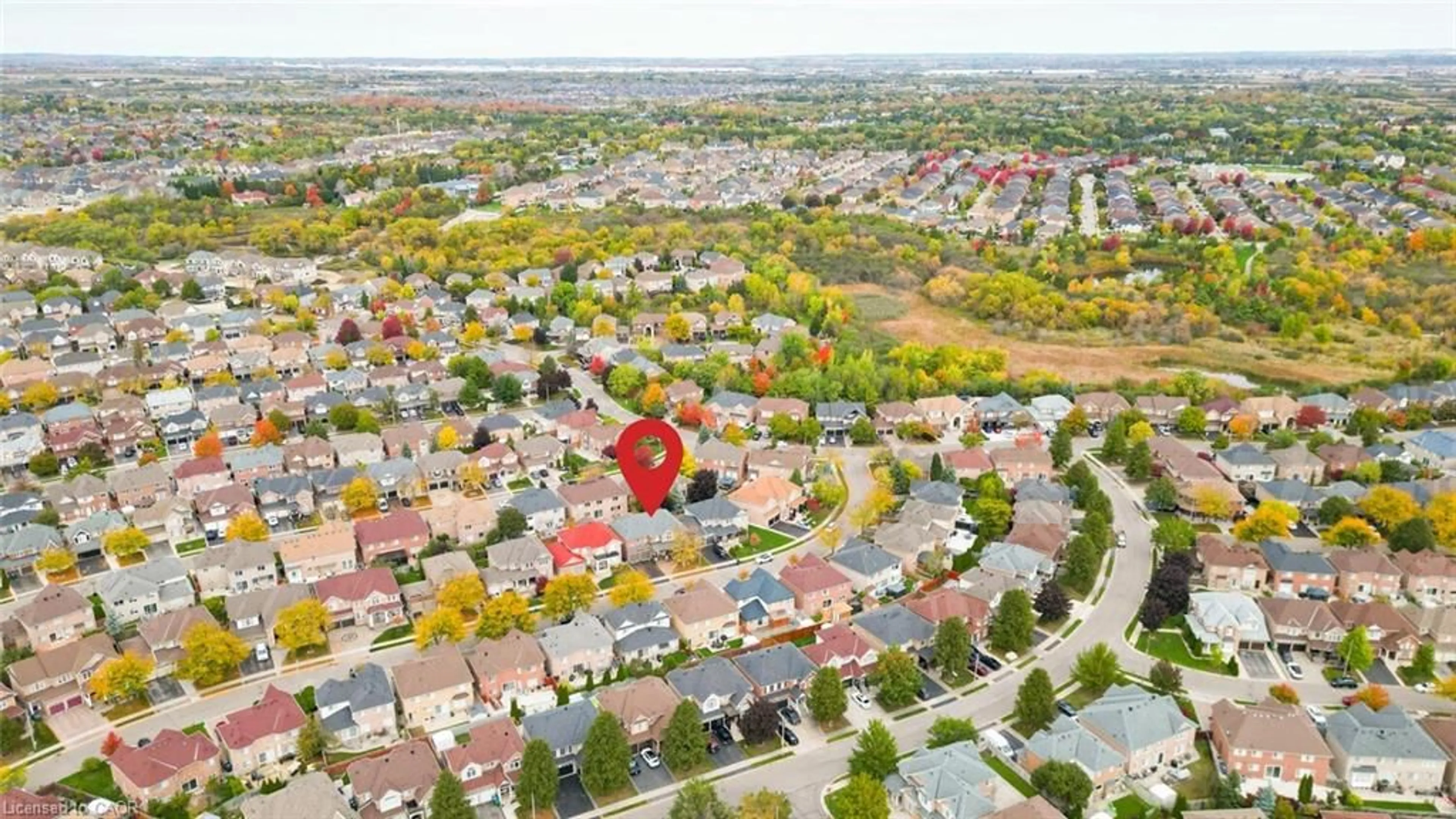 A pic from outside/outdoor area/front of a property/back of a property/a pic from drone, street for 20 Binnery Dr, Brampton Ontario L6P 1A7