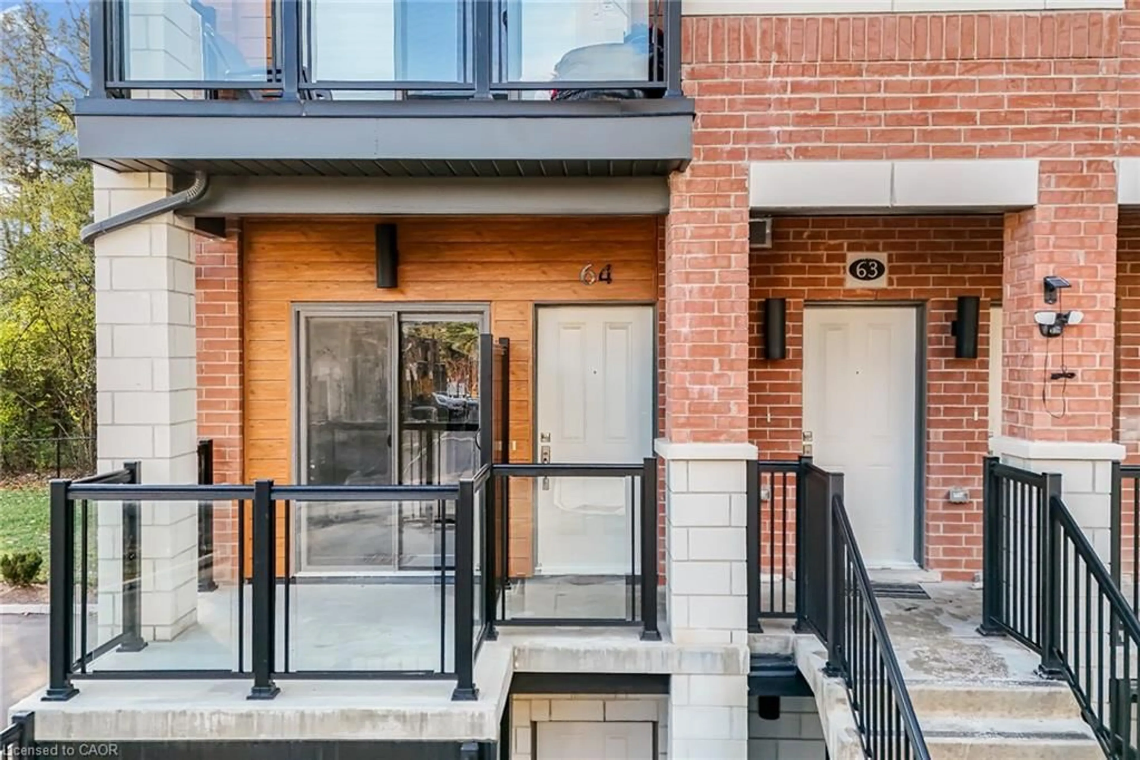 Home with brick exterior material, street for 25 Isherwood Ave #D64, Cambridge Ontario N1R 0E2