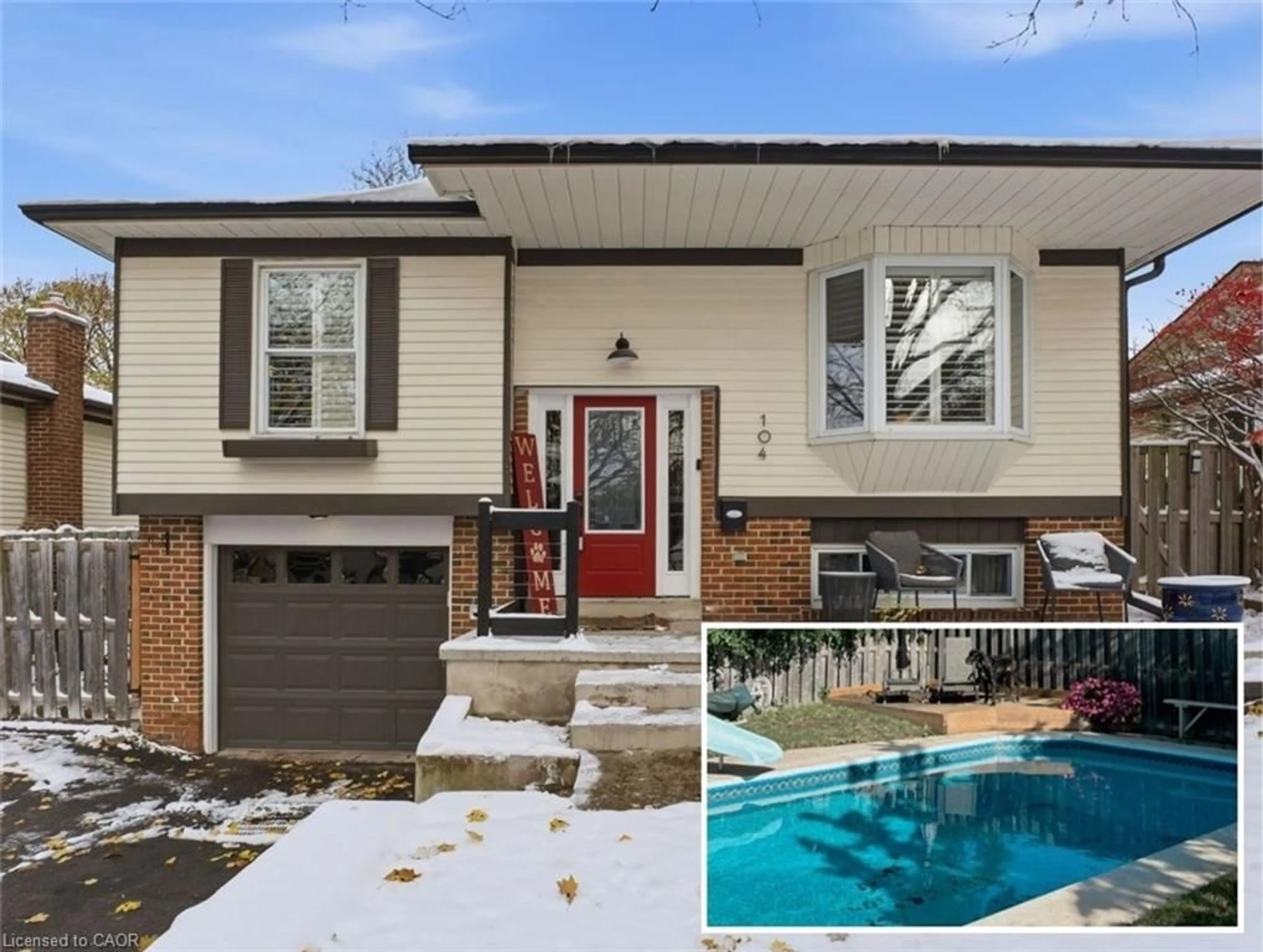 Home with brick exterior material, street for 104 Cindy Ave, Cambridge Ontario N3C 3J2