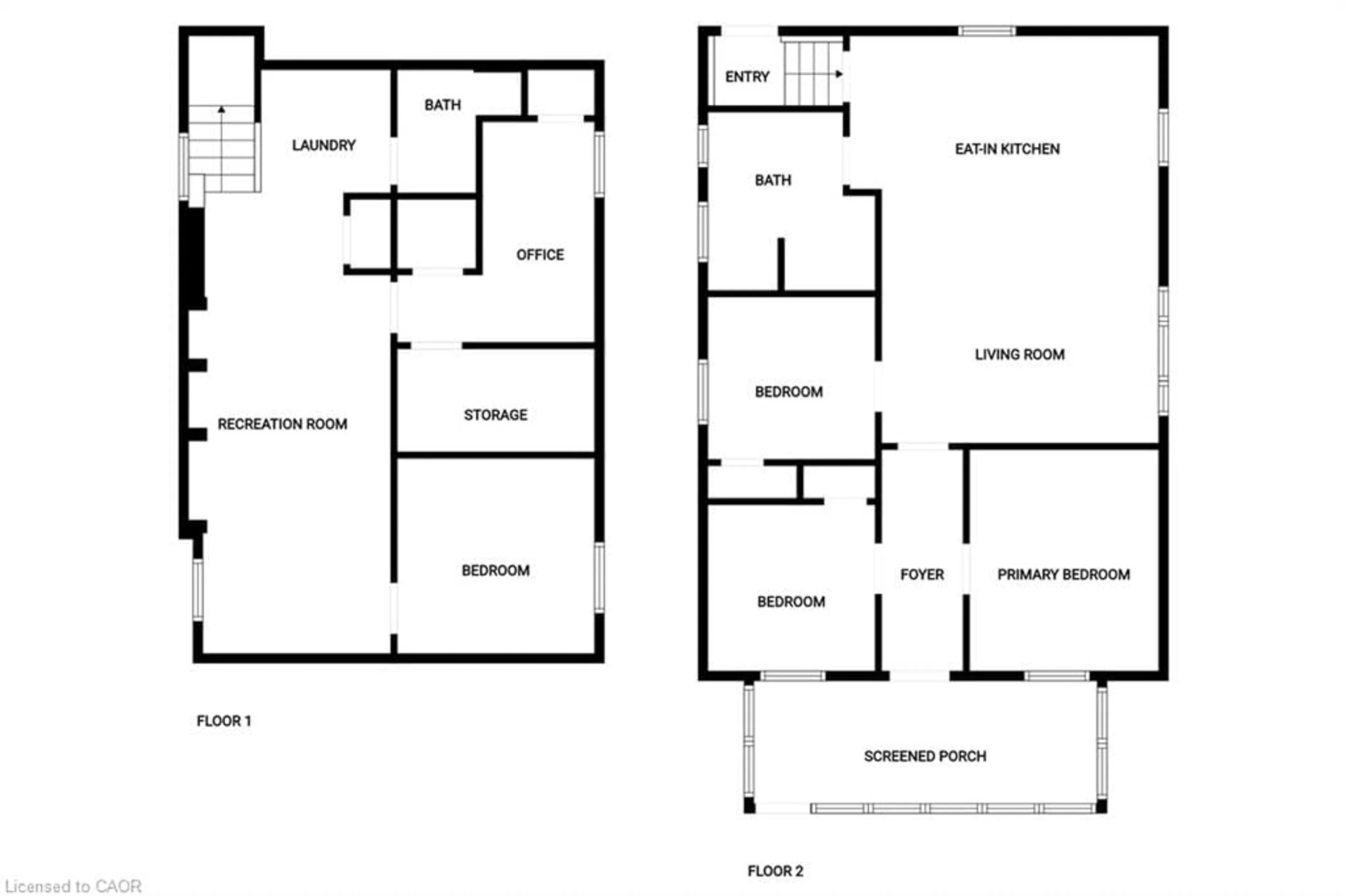 Floor plan for 116 Carlton St, St. Catharines Ontario L2R 1R3