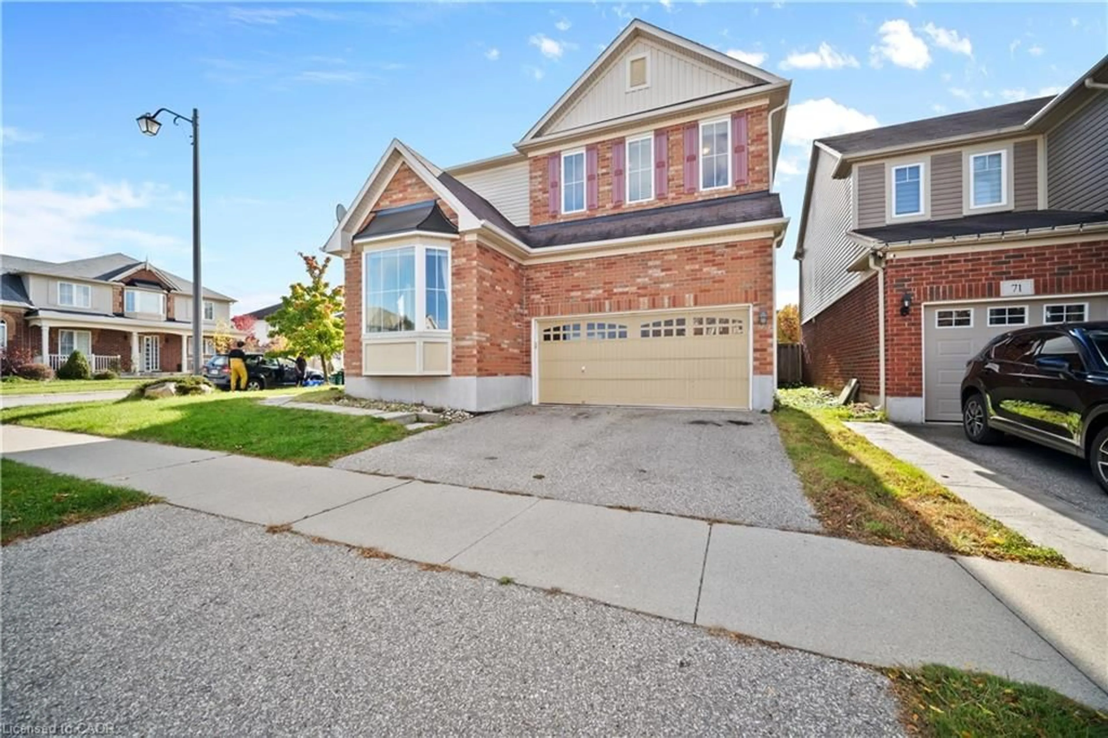 Home with brick exterior material, street for 107 Callaway Dr, Cambridge Ontario N3C 0B2