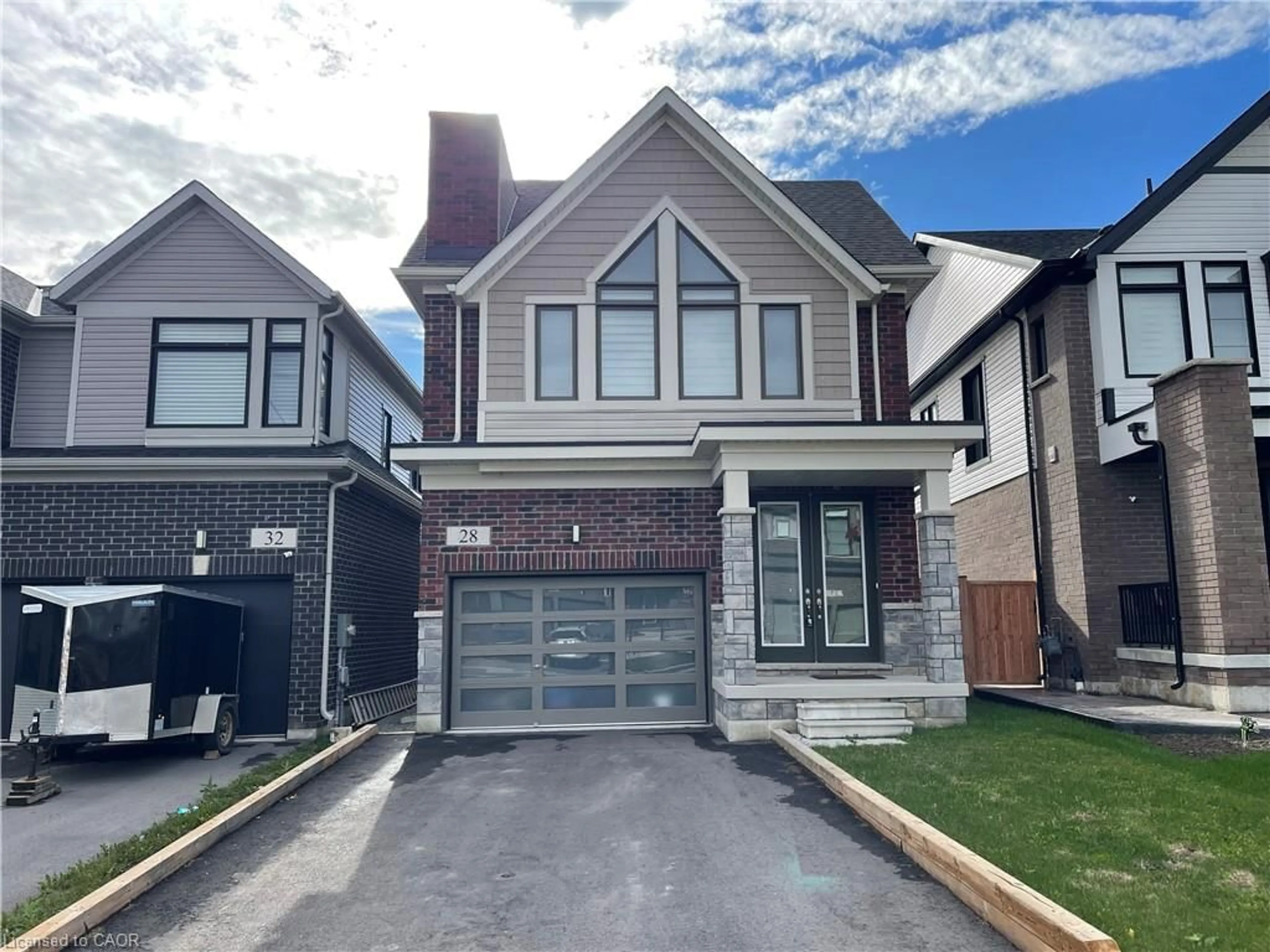 Home with brick exterior material, street for 28 Fairey Cres, Mount Hope Ontario L0R 1W0