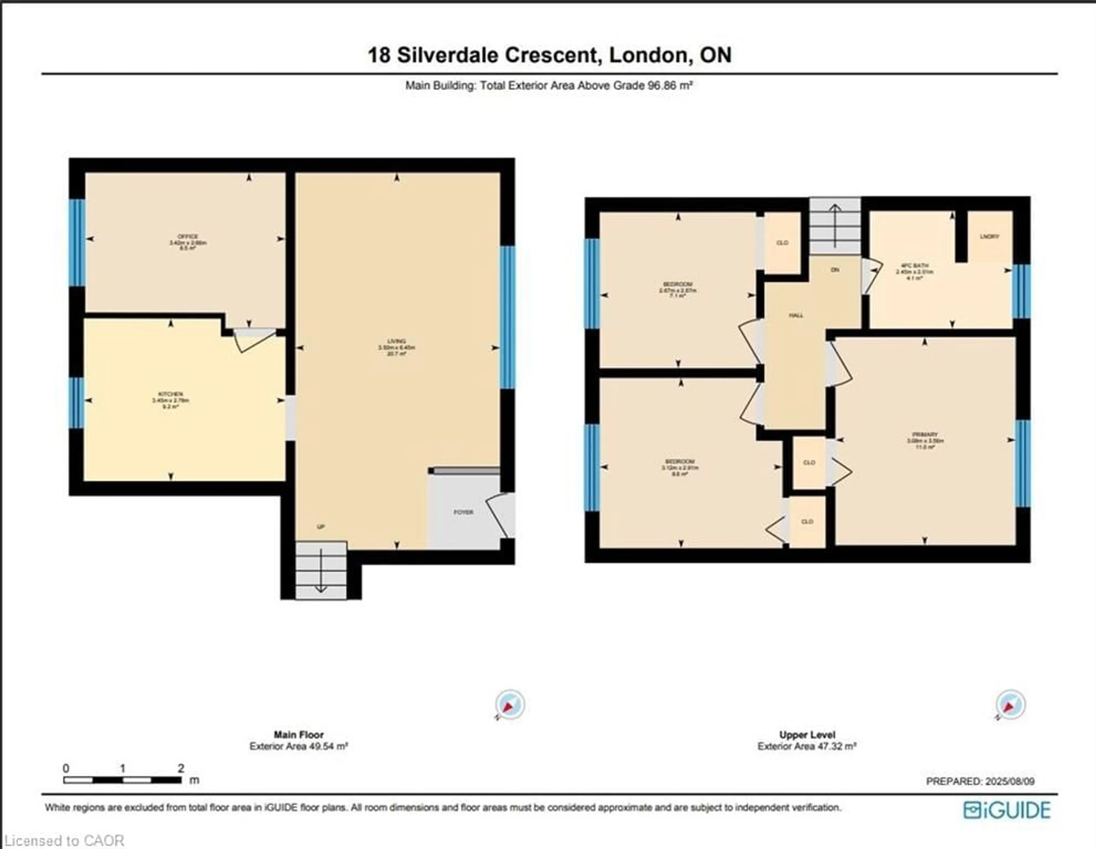 Floor plan for 18 Silverdale Cres, London Ontario N5Z 4A4