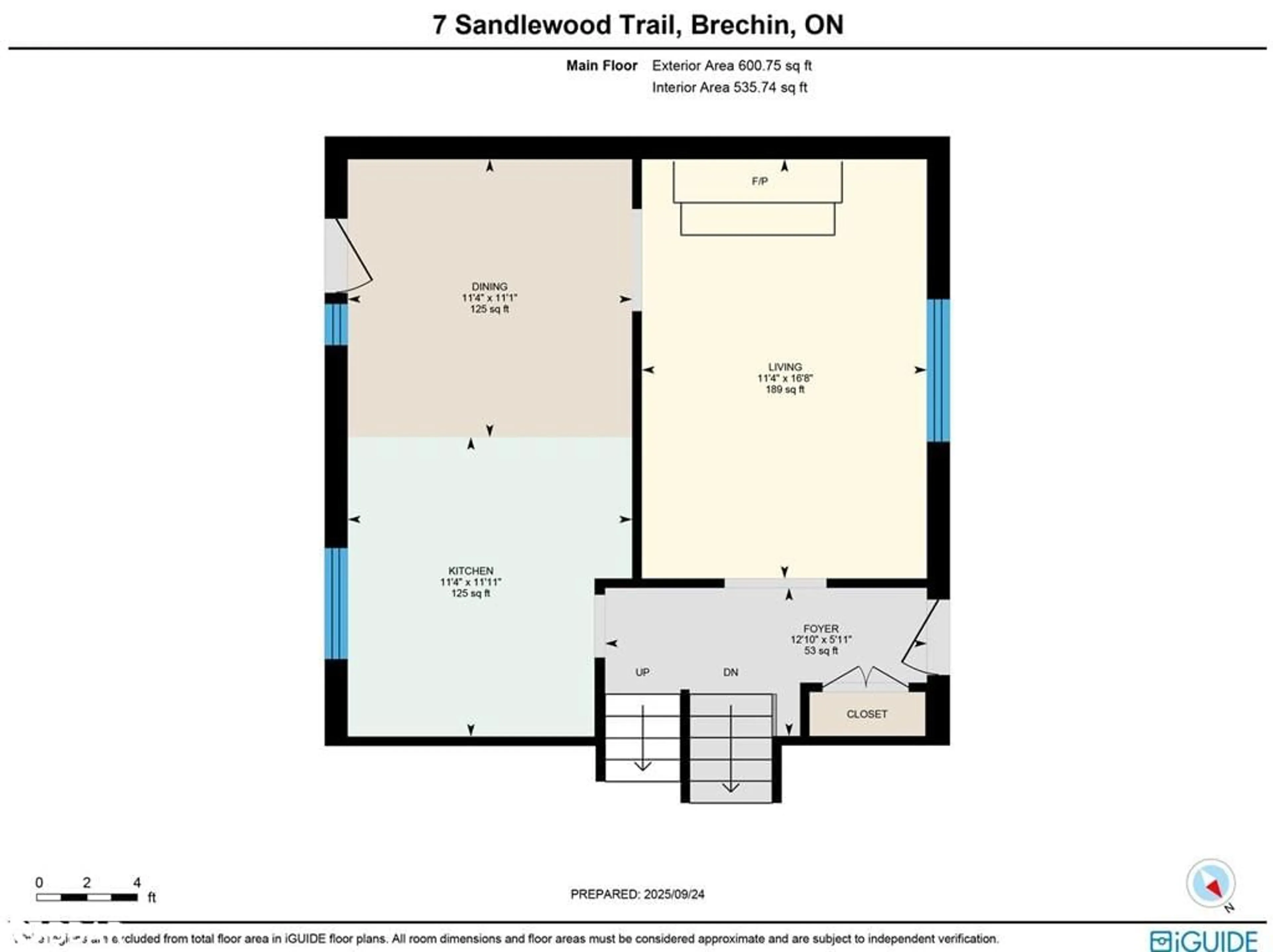 Floor plan for 7 Sandlewood Trail, Brechin Ontario L0K 1B0