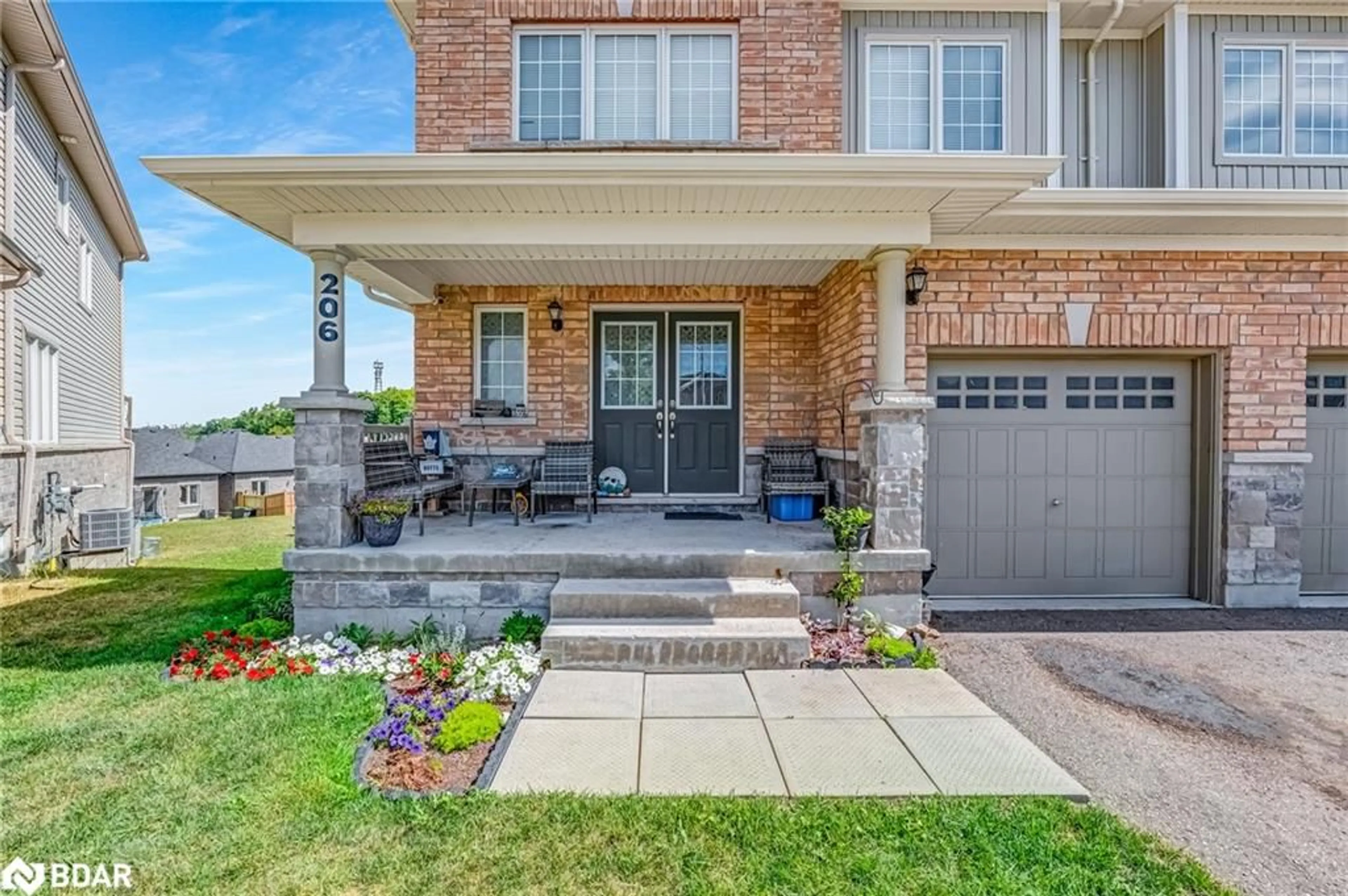 Home with brick exterior material, street for 206 Isabella Drive, Orillia Ontario L3V 8K7