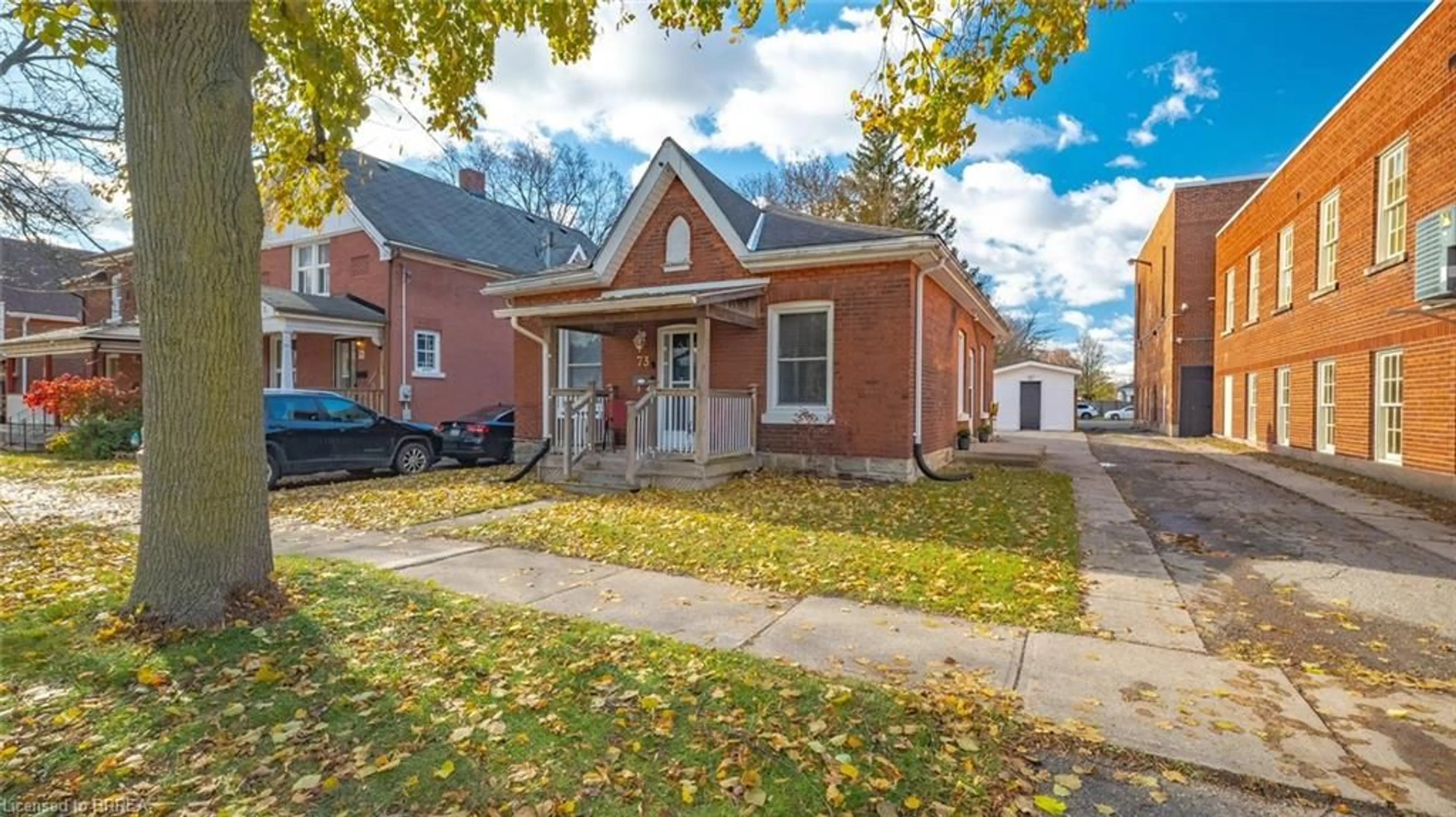 Home with brick exterior material, street for 73 Superior St, Brantford Ontario N3S 2K5