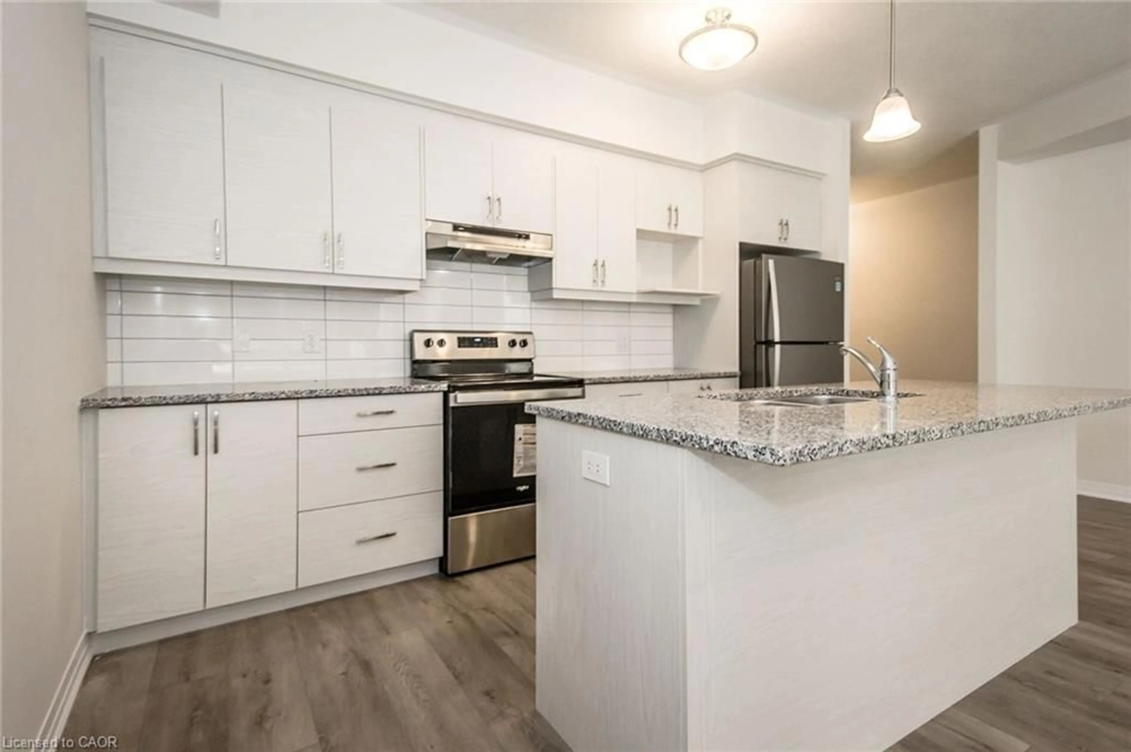 Open concept kitchen, unknown for 25 Isherwood Ave #C036, Cambridge Ontario N1R 0E2