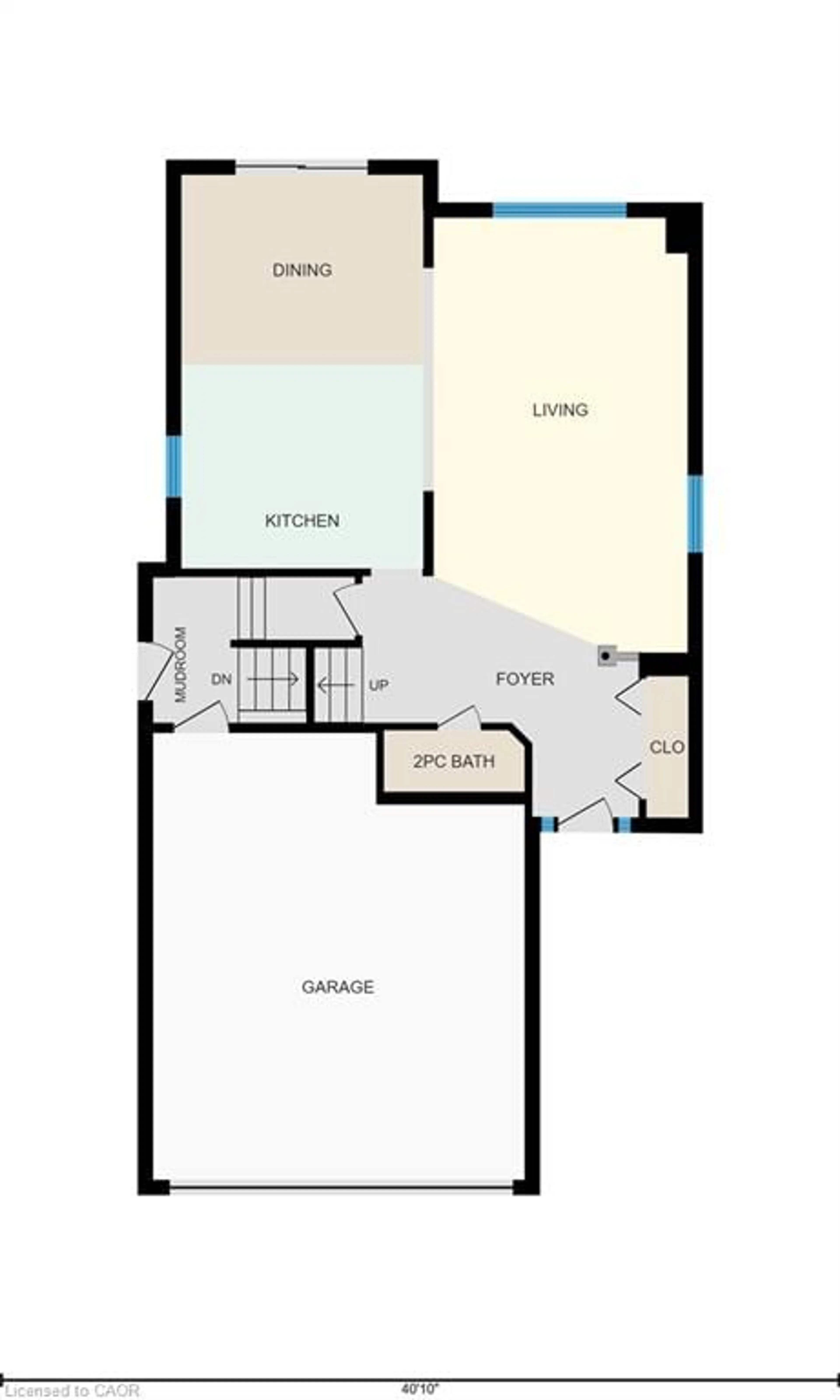 Floor plan for 383 Tealby Cres, Waterloo Ontario N2J 0A1