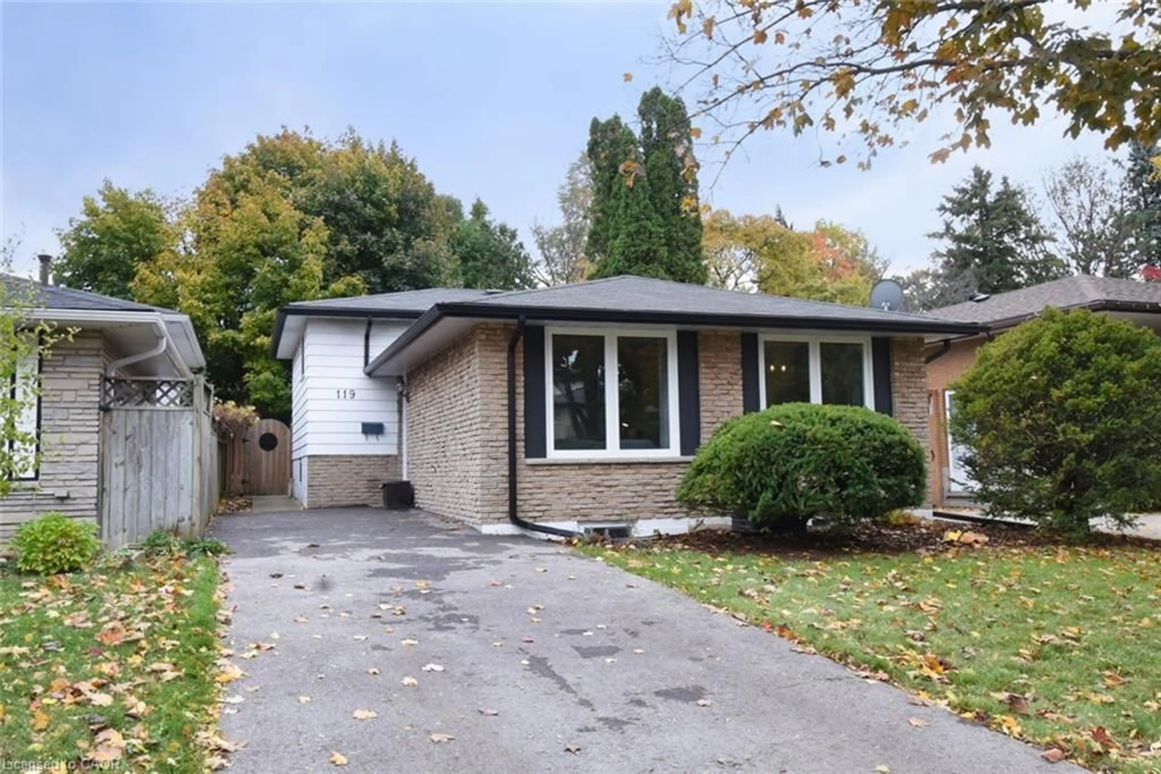 Home with brick exterior material, street for 119 Gemini Dr, Hamilton Ontario L9C 6C5