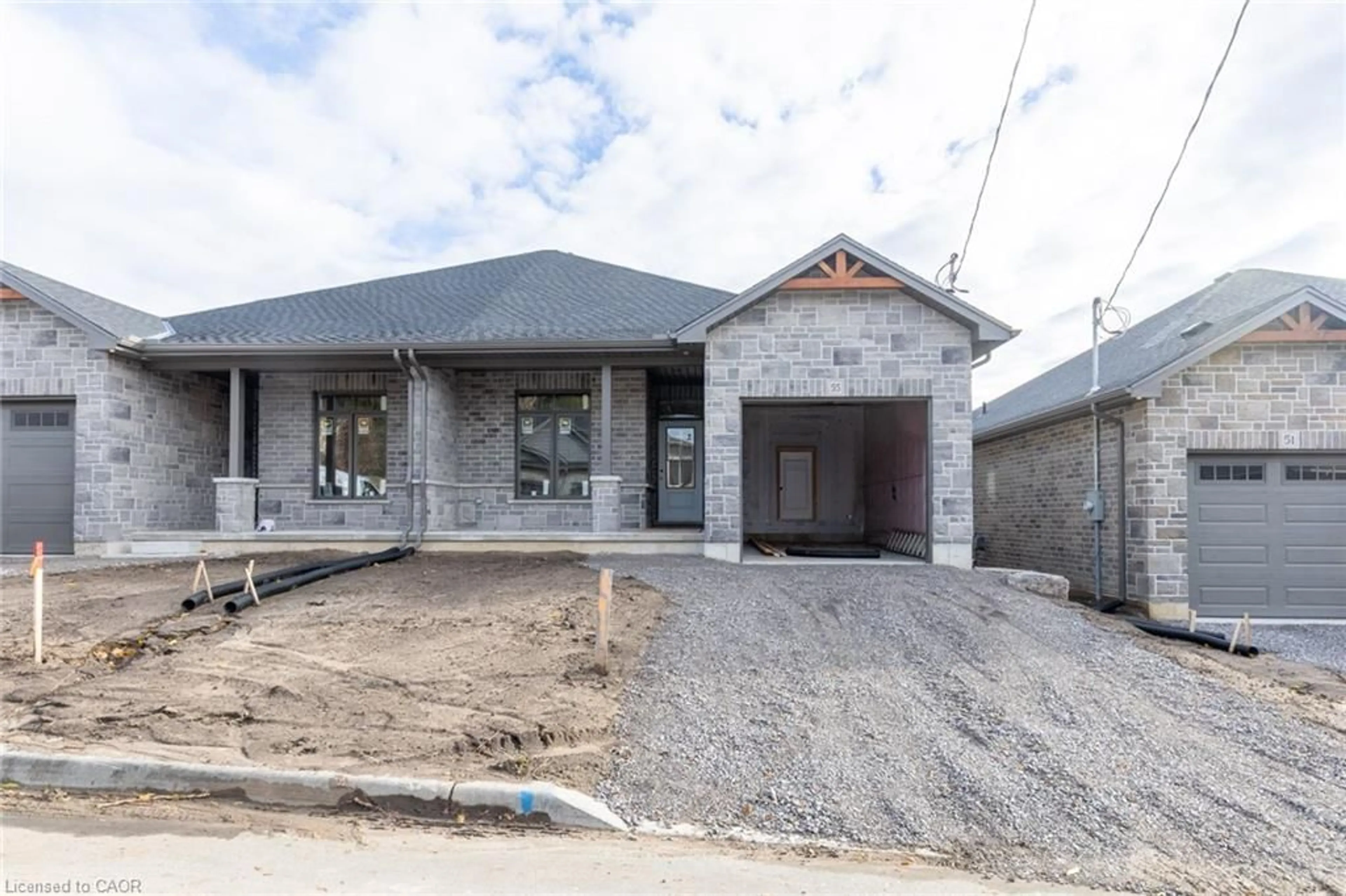 Home with brick exterior material, street for 55 Norfolk St, Waterford Ontario N0E 1Y0