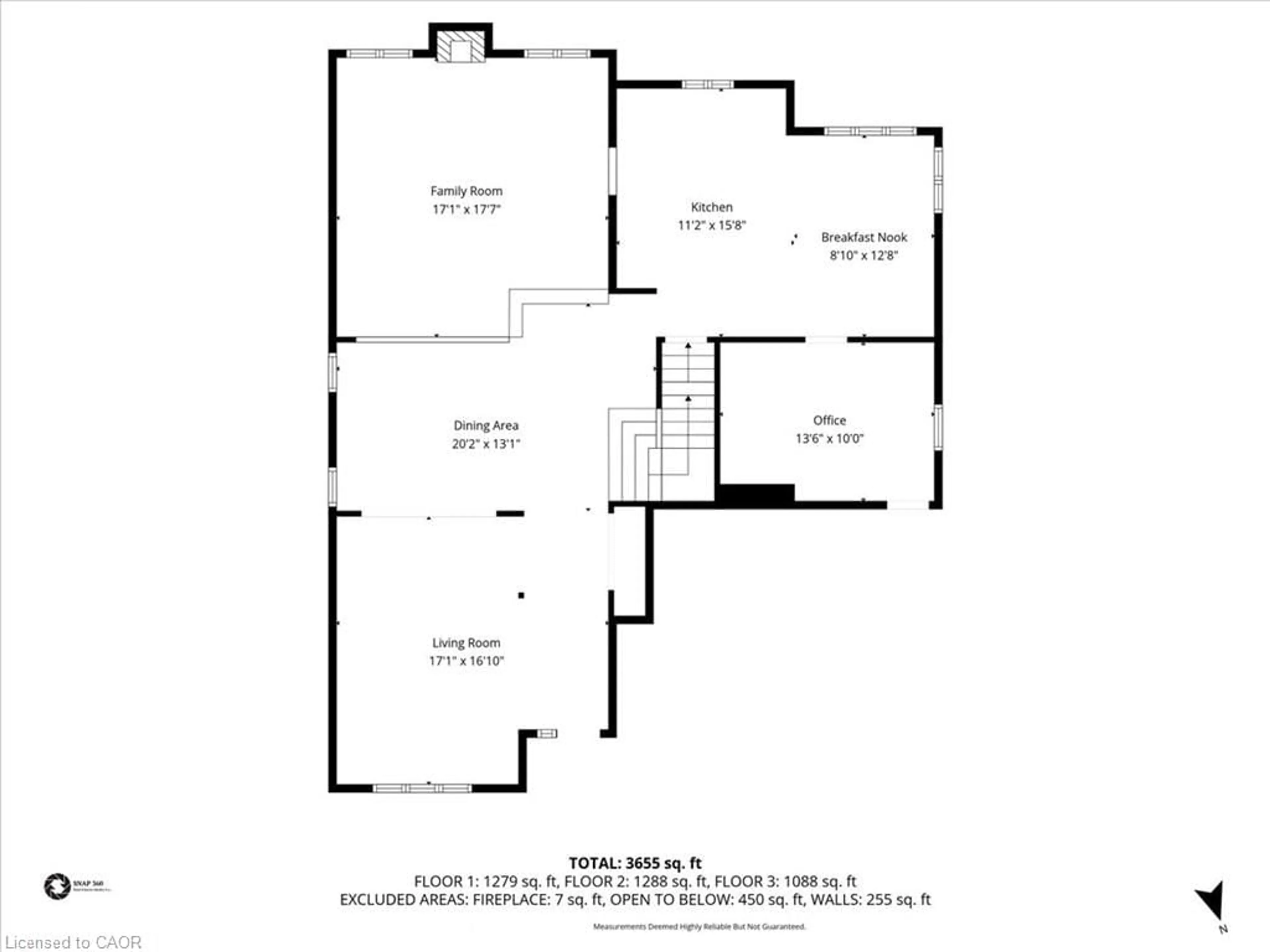 Floor plan for 90 Westlawn Dr, Hamilton Ontario L9B 2K9