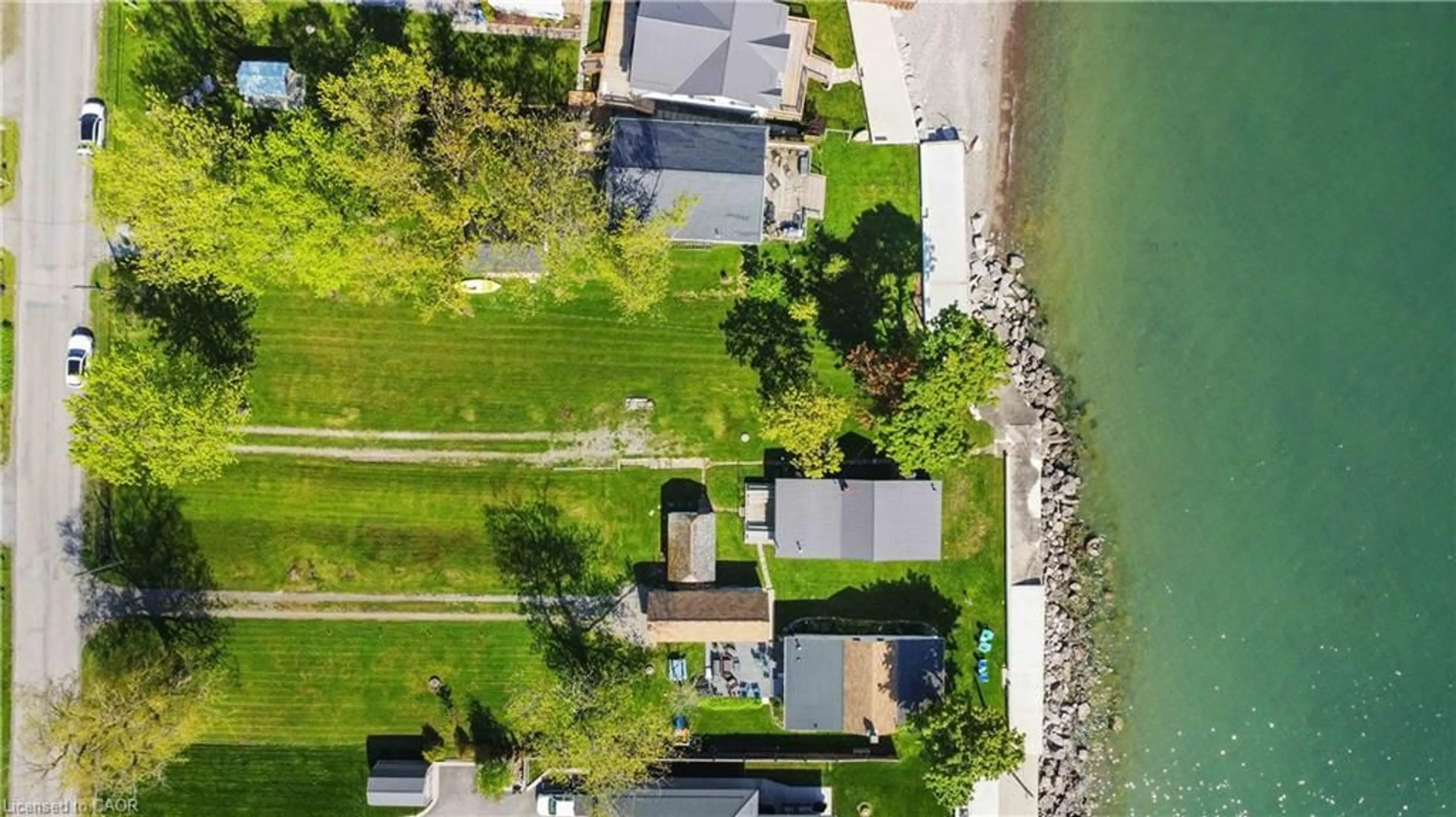 A pic from outside/outdoor area/front of a property/back of a property/a pic from drone, water/lake/river/ocean view for 10953 Lakeshore Rd, Wainfleet Ontario L3K 5V4