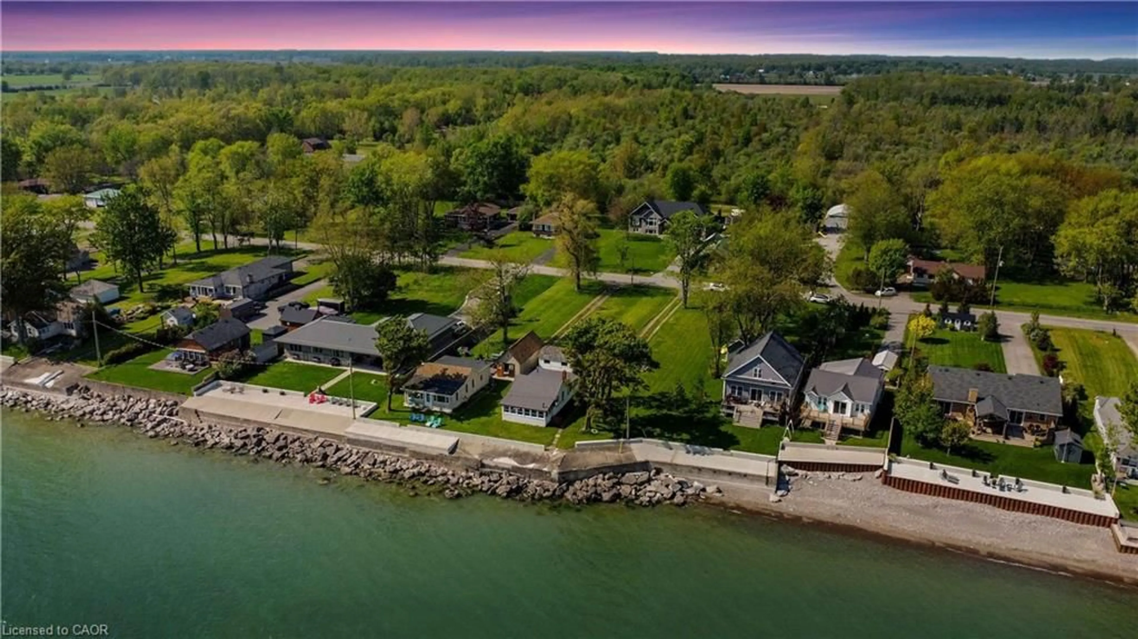 A pic from outside/outdoor area/front of a property/back of a property/a pic from drone, water/lake/river/ocean view for 10953 Lakeshore Rd, Wainfleet Ontario L3K 5V4